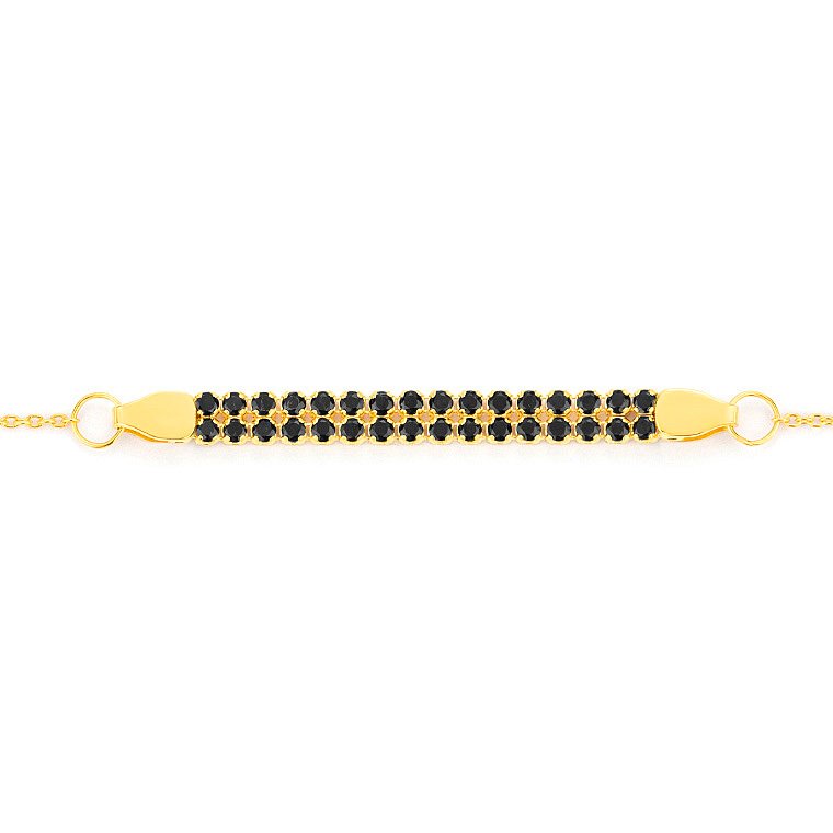 Night Tennis Double Chain Bracelet