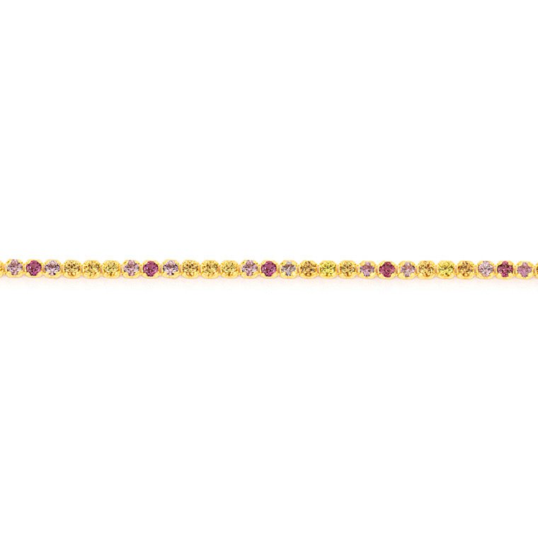 Sunrise Tennis Bracelet