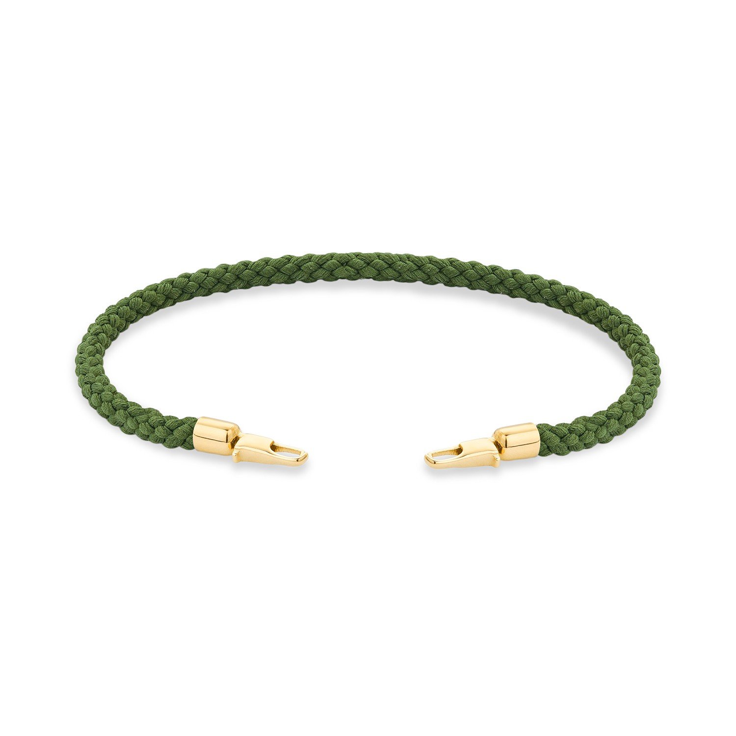 Olive Cord con cierre en Oro