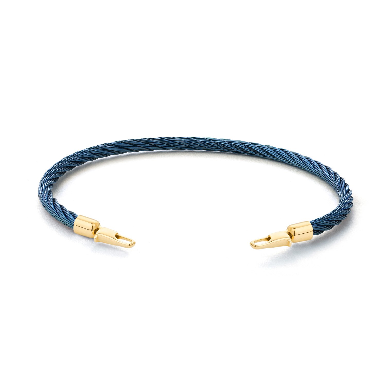 Blue Steel Cord con cierre en Oro
