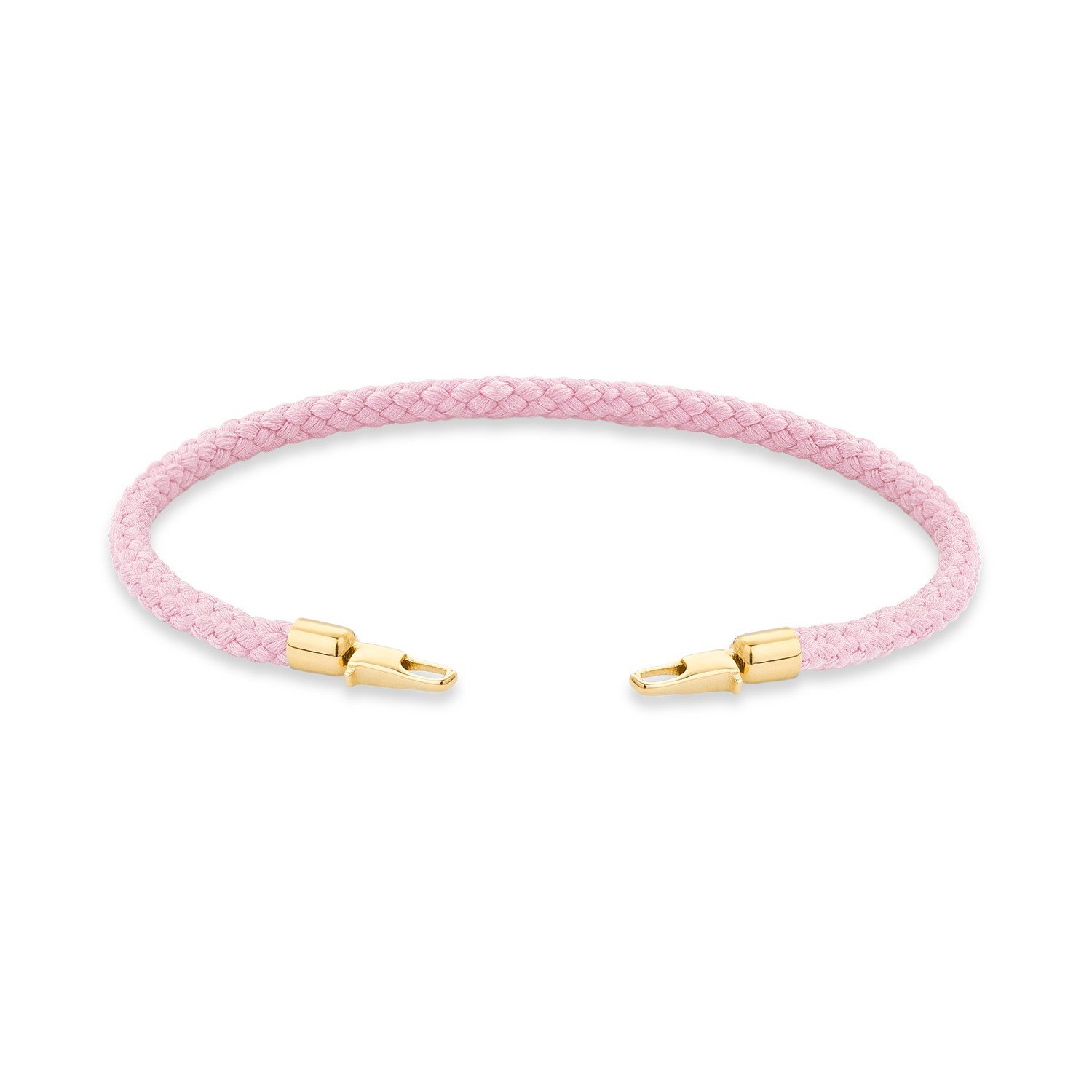Baby Pink Cord con cierre en Oro