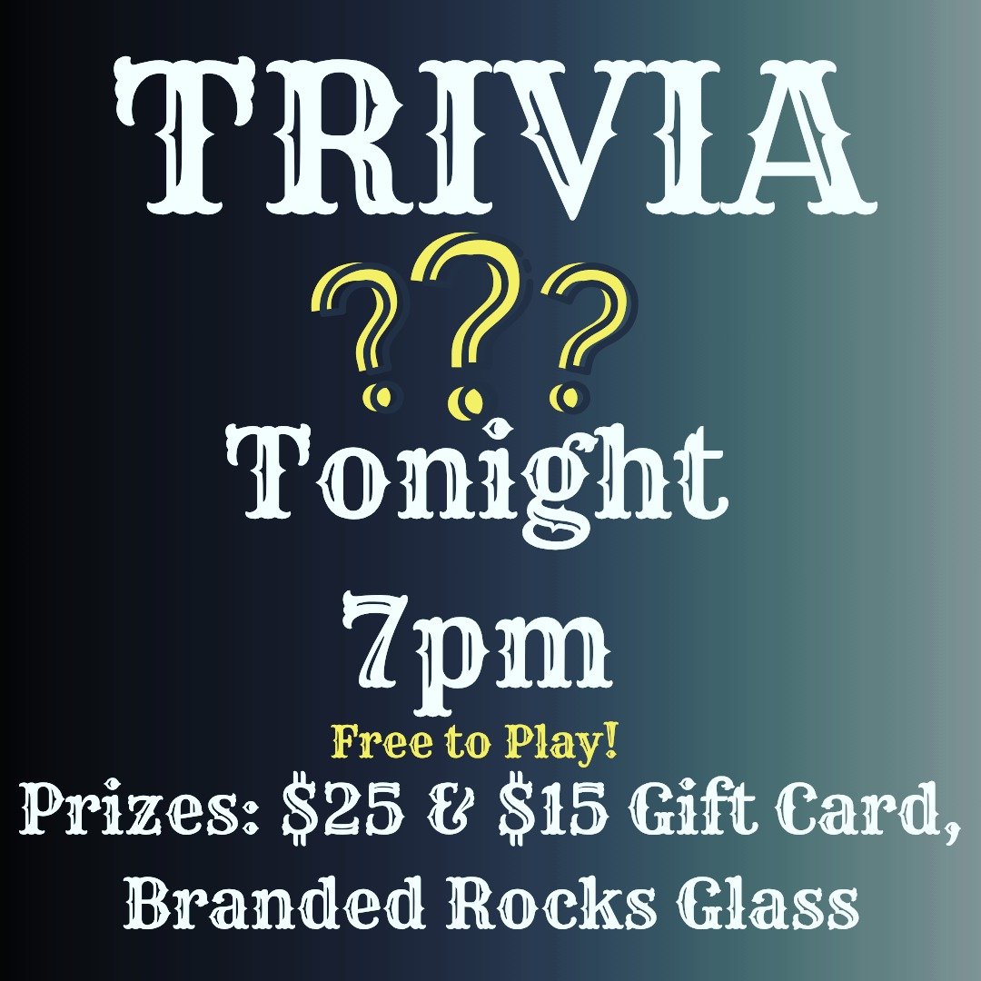 Come out tonight for Sporcle Trivia at 7pm. Games start at 7:30.
We've got a $25 Gift Card, a $15 Gift Card, and Branded Rocks Glasses as prizes!
It's free to play!
Stop in early for Happy Hour from 4-6 with Cocktails as low as $7.

#ypsilanti #water
