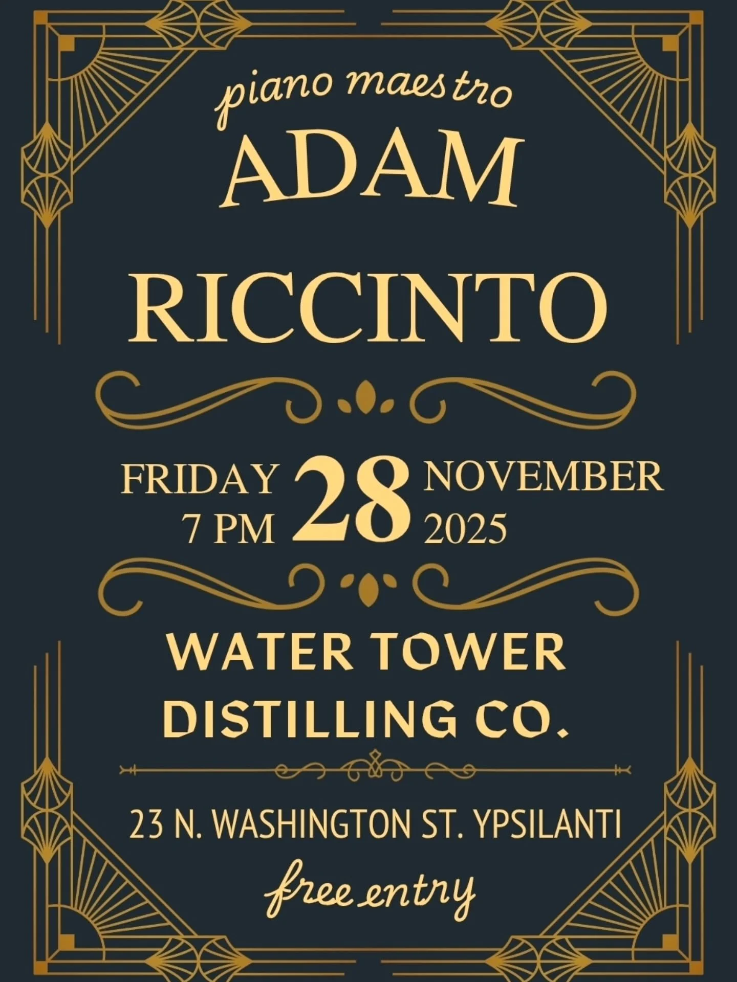 Black Friday Special: 20% off all bottles, including our new Holiday Bottle Packs!
And it's Piano Bar night!