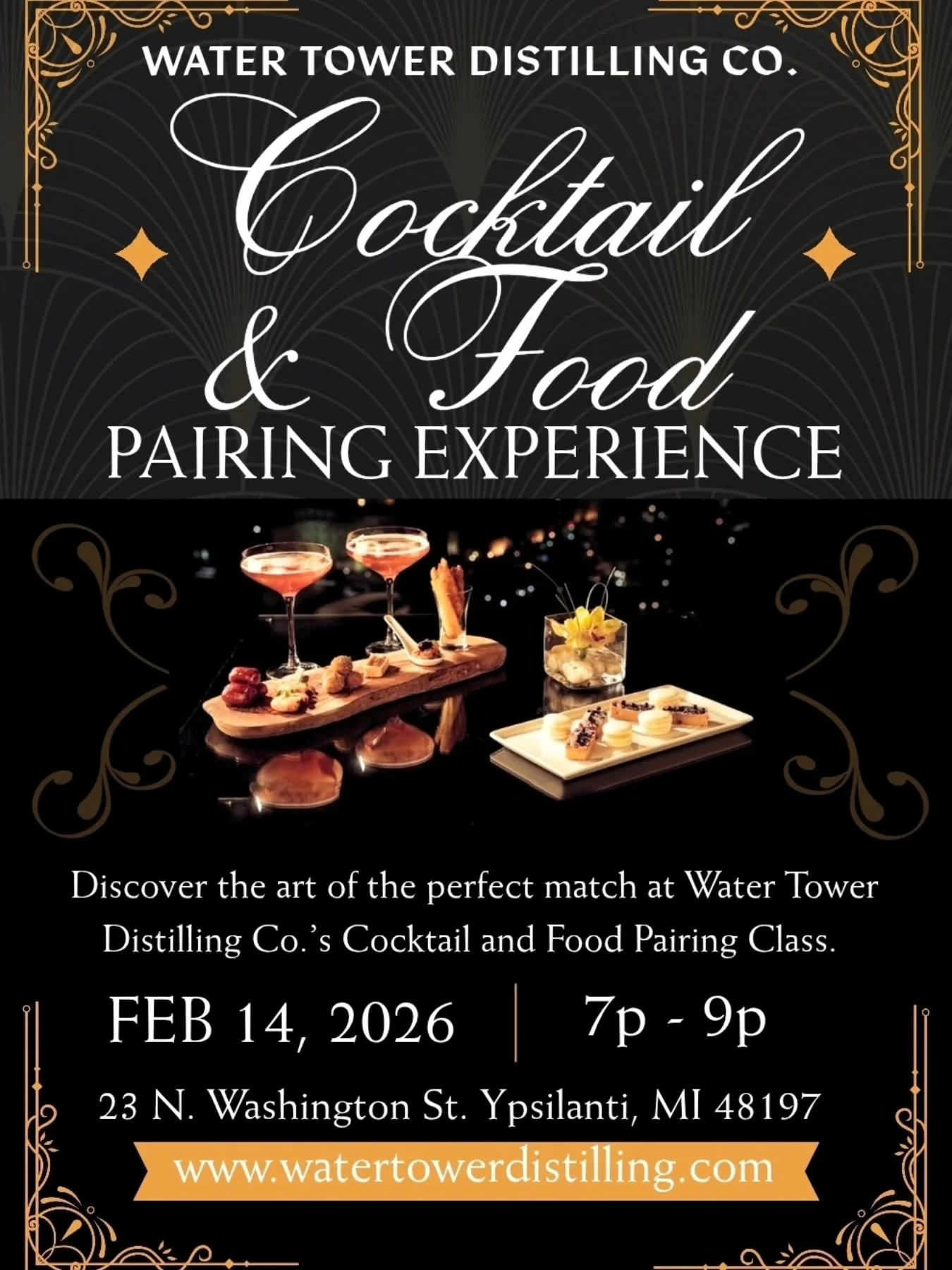 Looking for something different for Valentines Dinner? Sign up for our Cocktail and Food Pairing experience. Check out this menu:
Tart Noir -- Michigan Gin, mulled cherry syrup, sweet vermouth, lemon juice
With
Braised Trumpet Mushroom- Braised Mushr