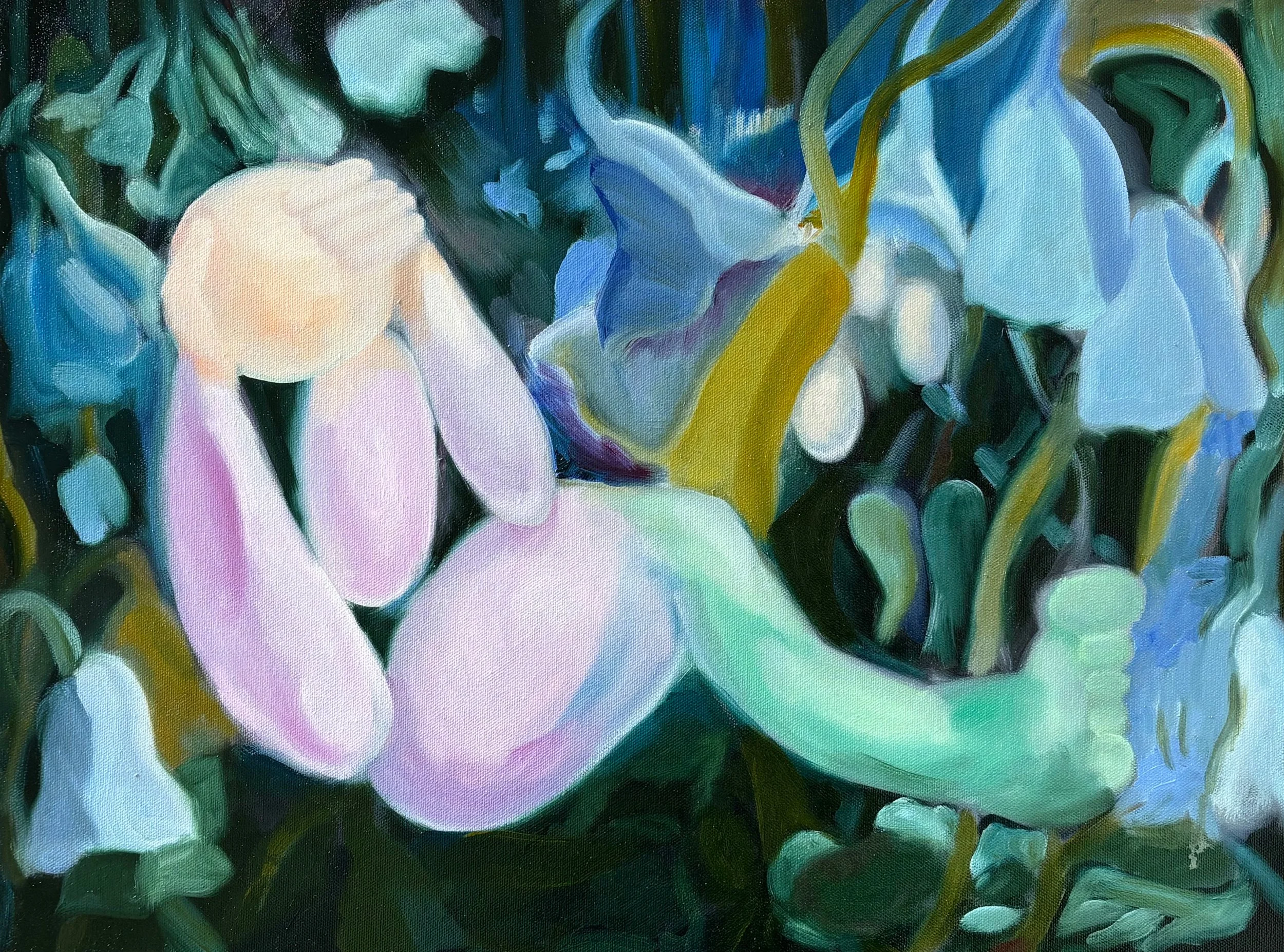 Bluebells, 2026, Oil on canvas, 18 x 24 in