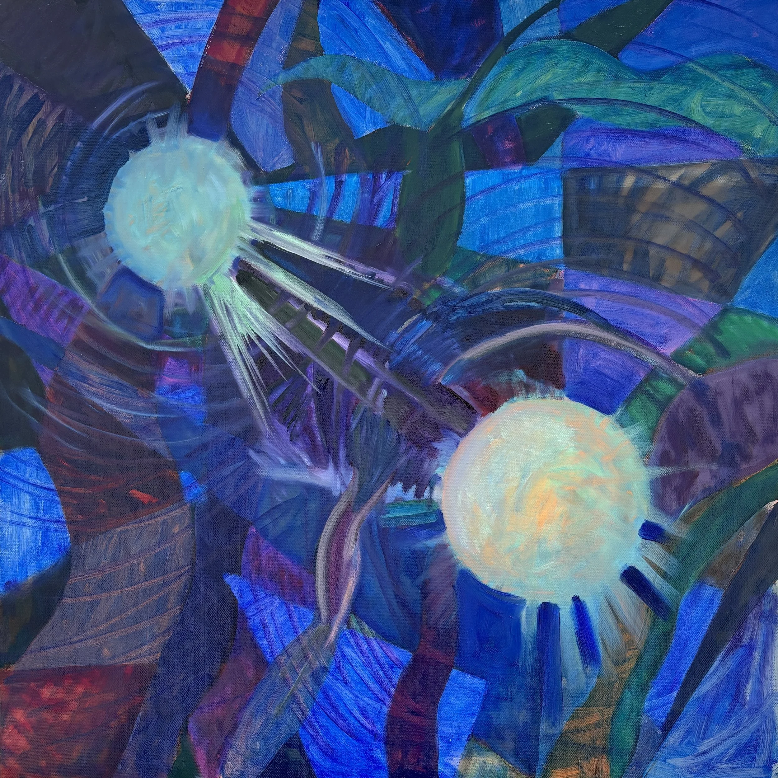 Hum, 2026, Oil on canvas, 24 x 24 in