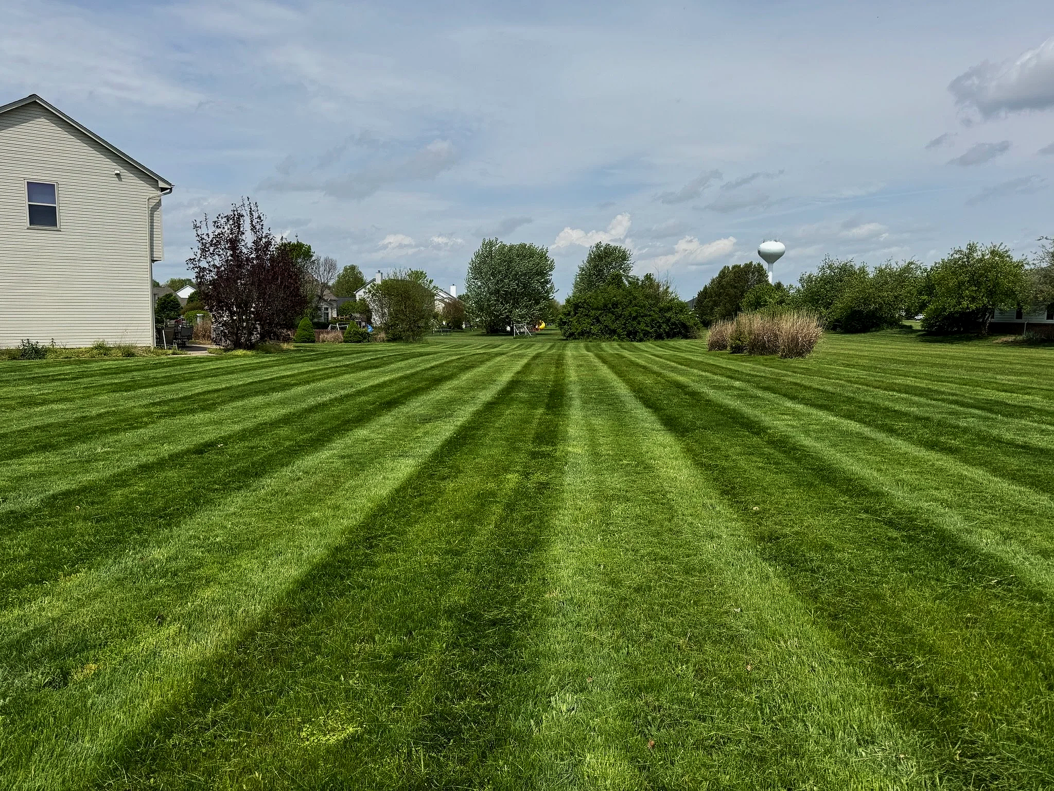 weekly lawn mowing in pickerington