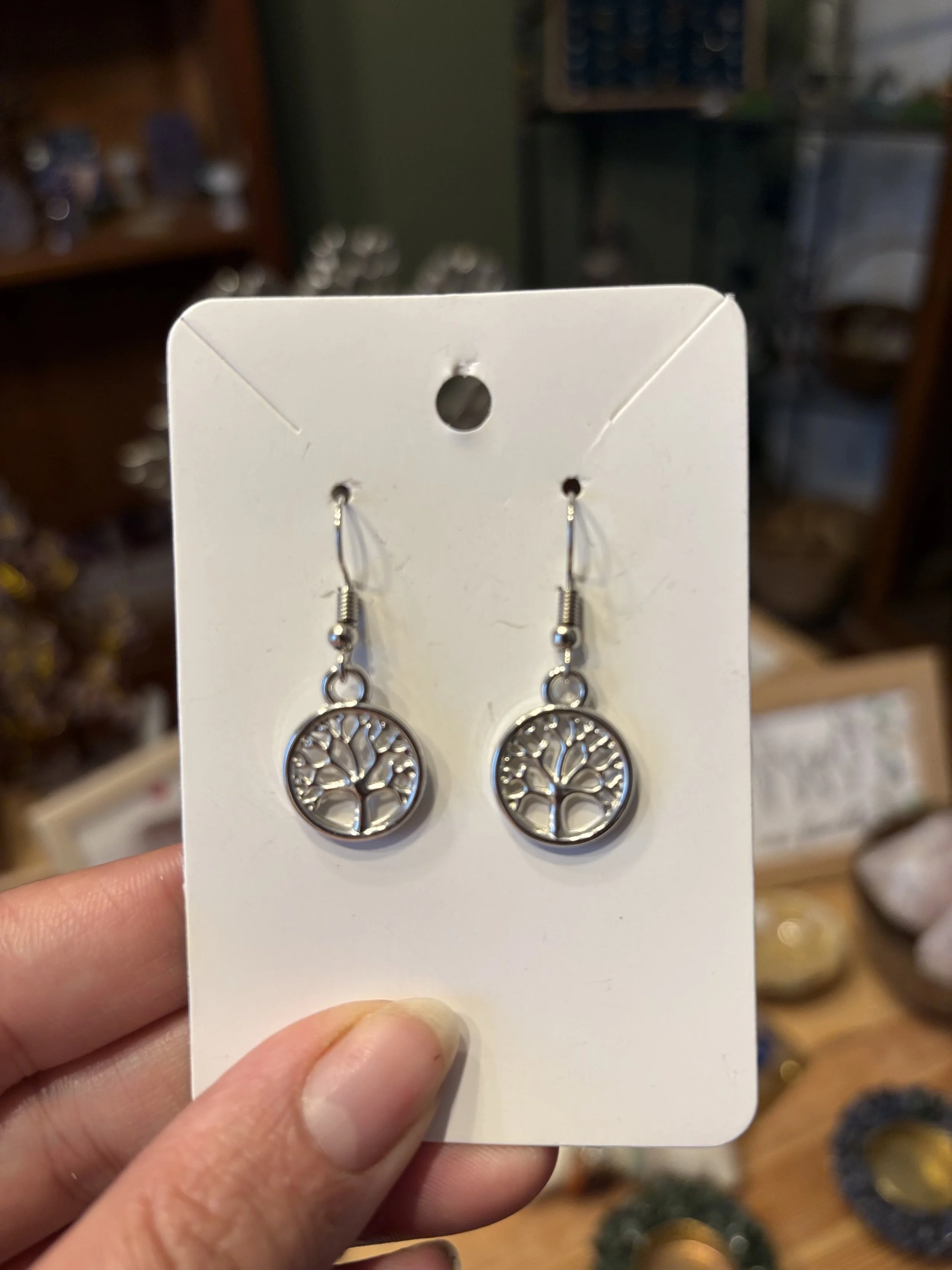 Boucles d’oreilles arbre de vie