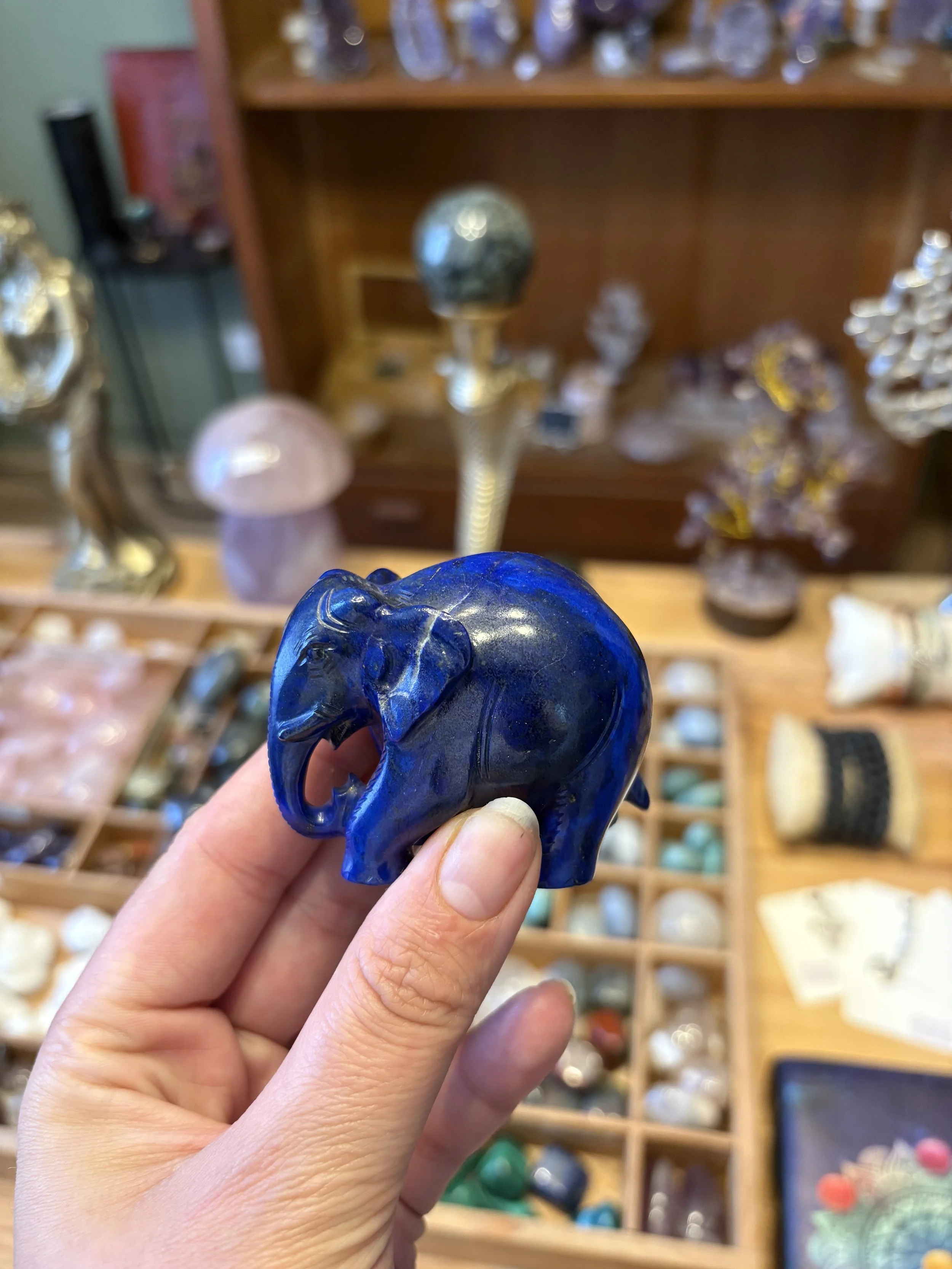 Éléphant Lapis-Lazuli