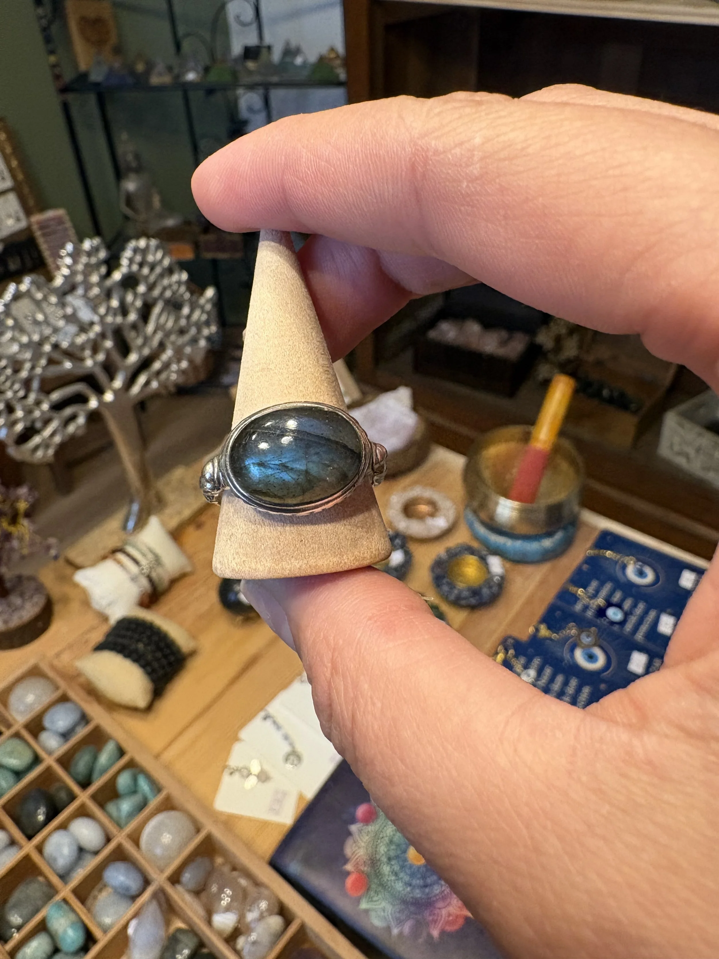 Bague argent Labradorite