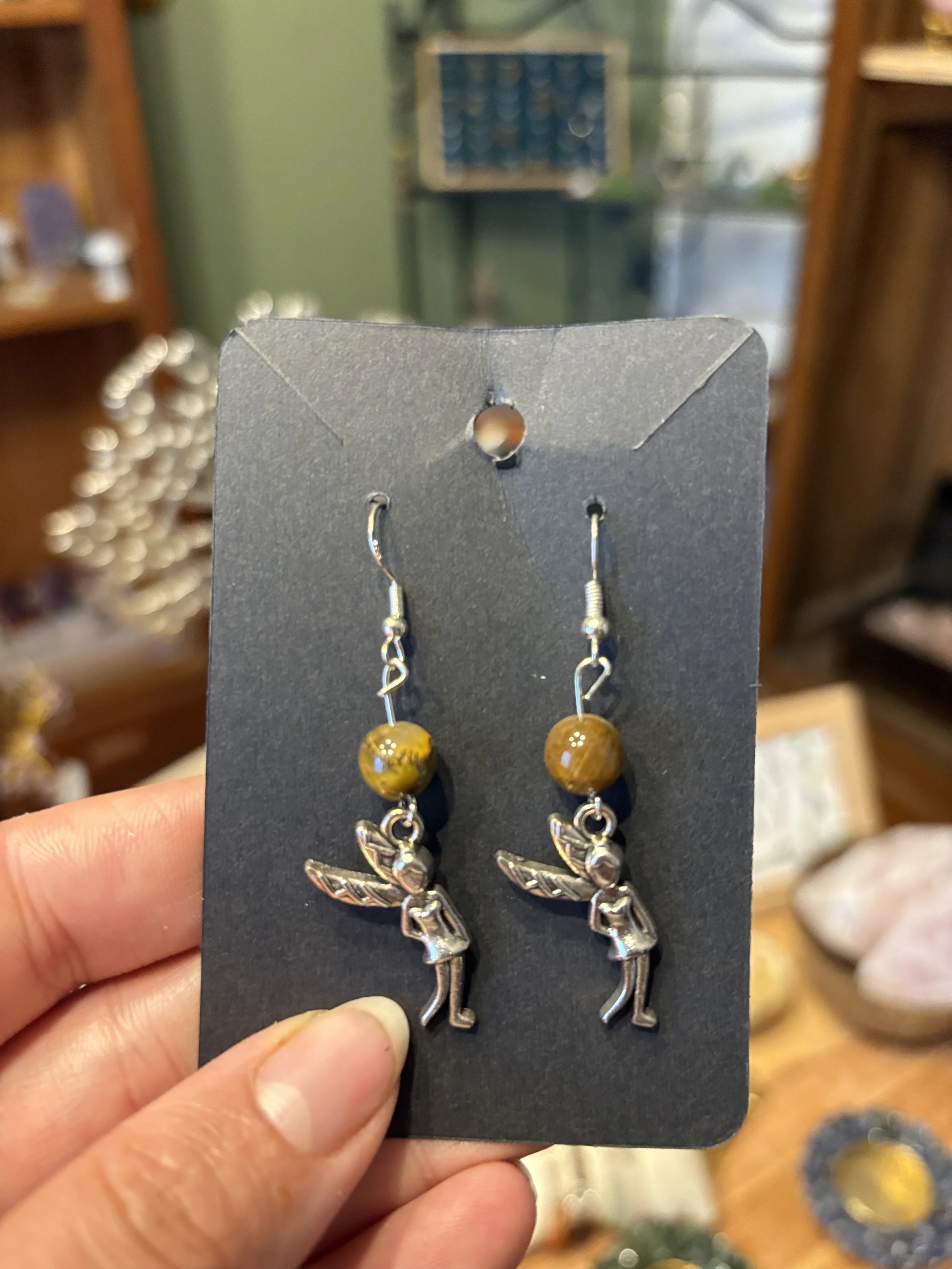 Boucles d’oreilles Œil du tigre