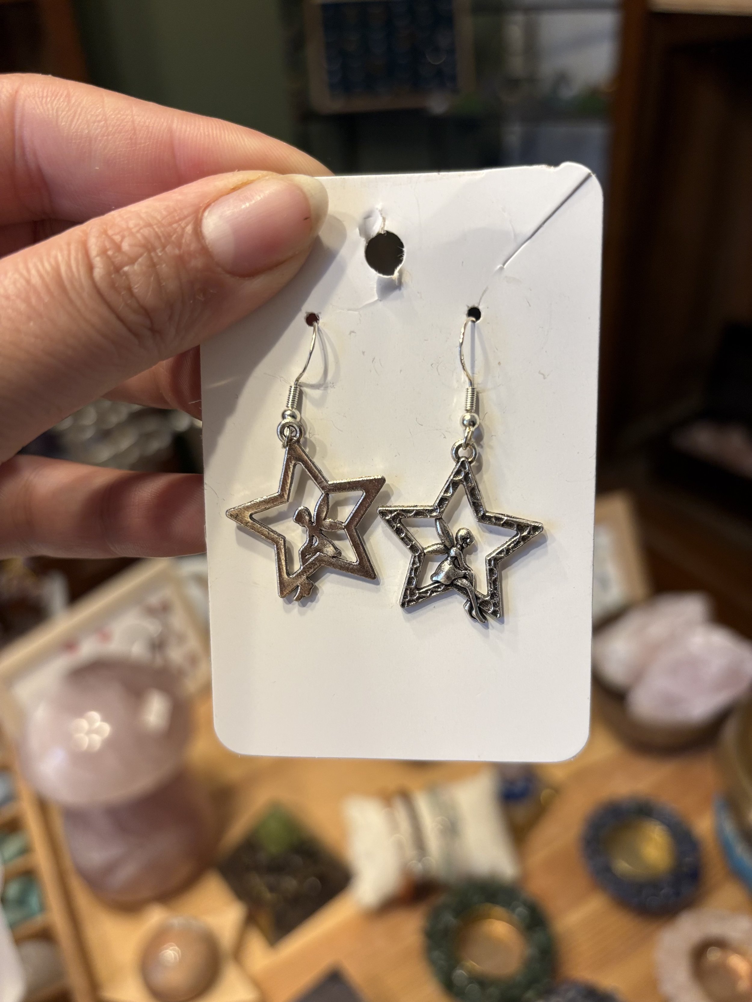 Boucles d’oreilles étoile