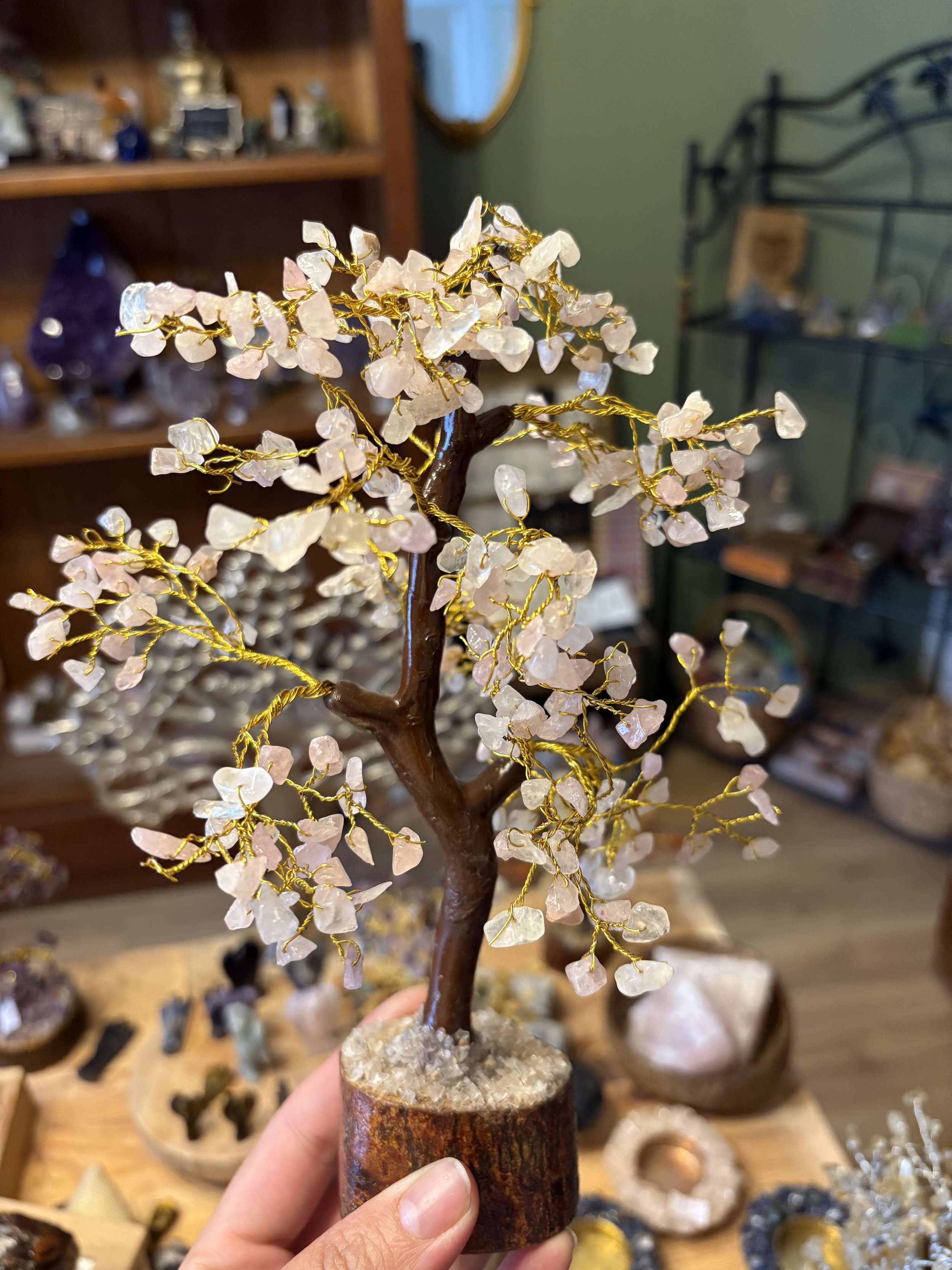 Arbre de vie Quartz Rose