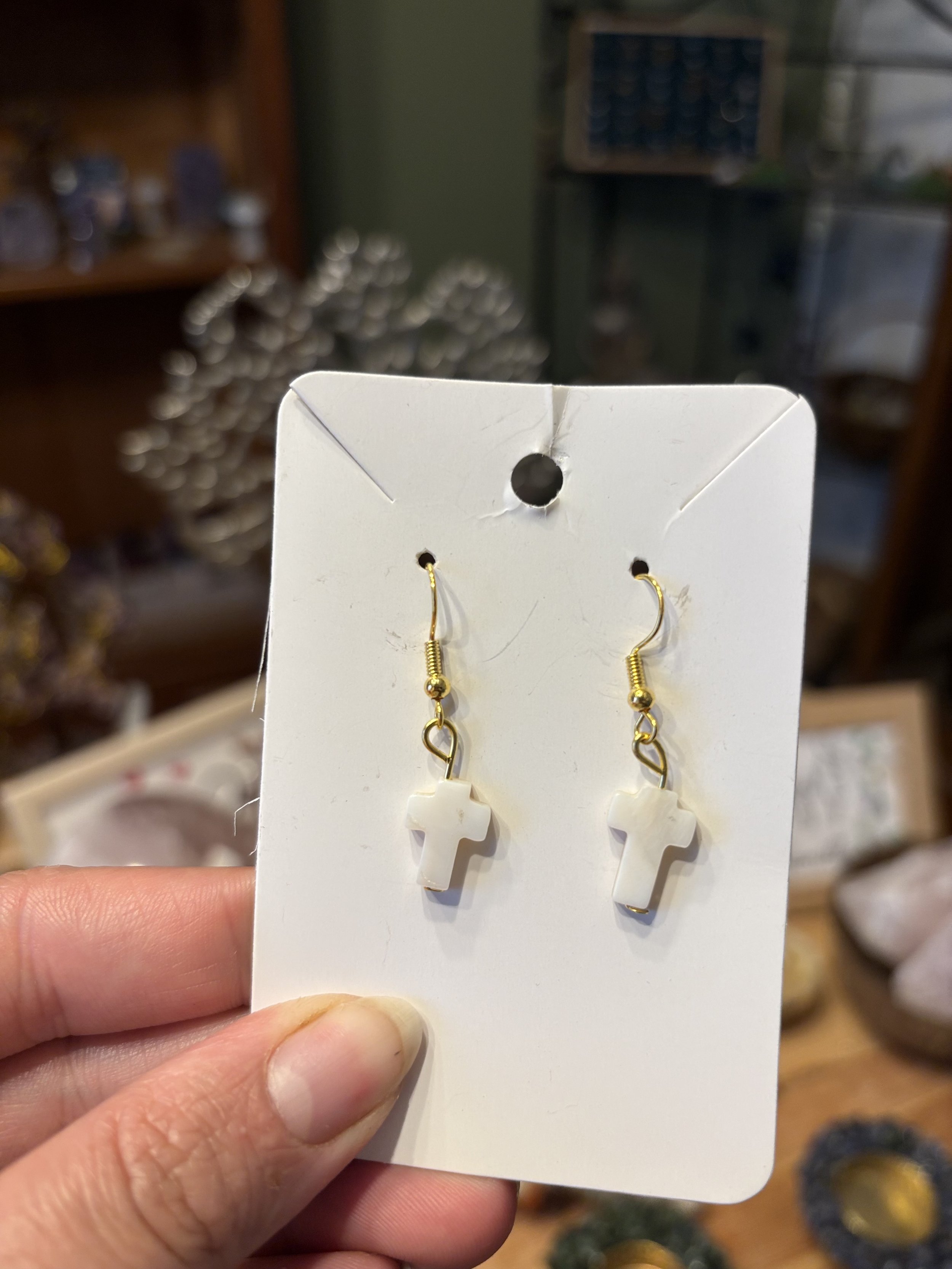 Boucles d’oreilles croix
