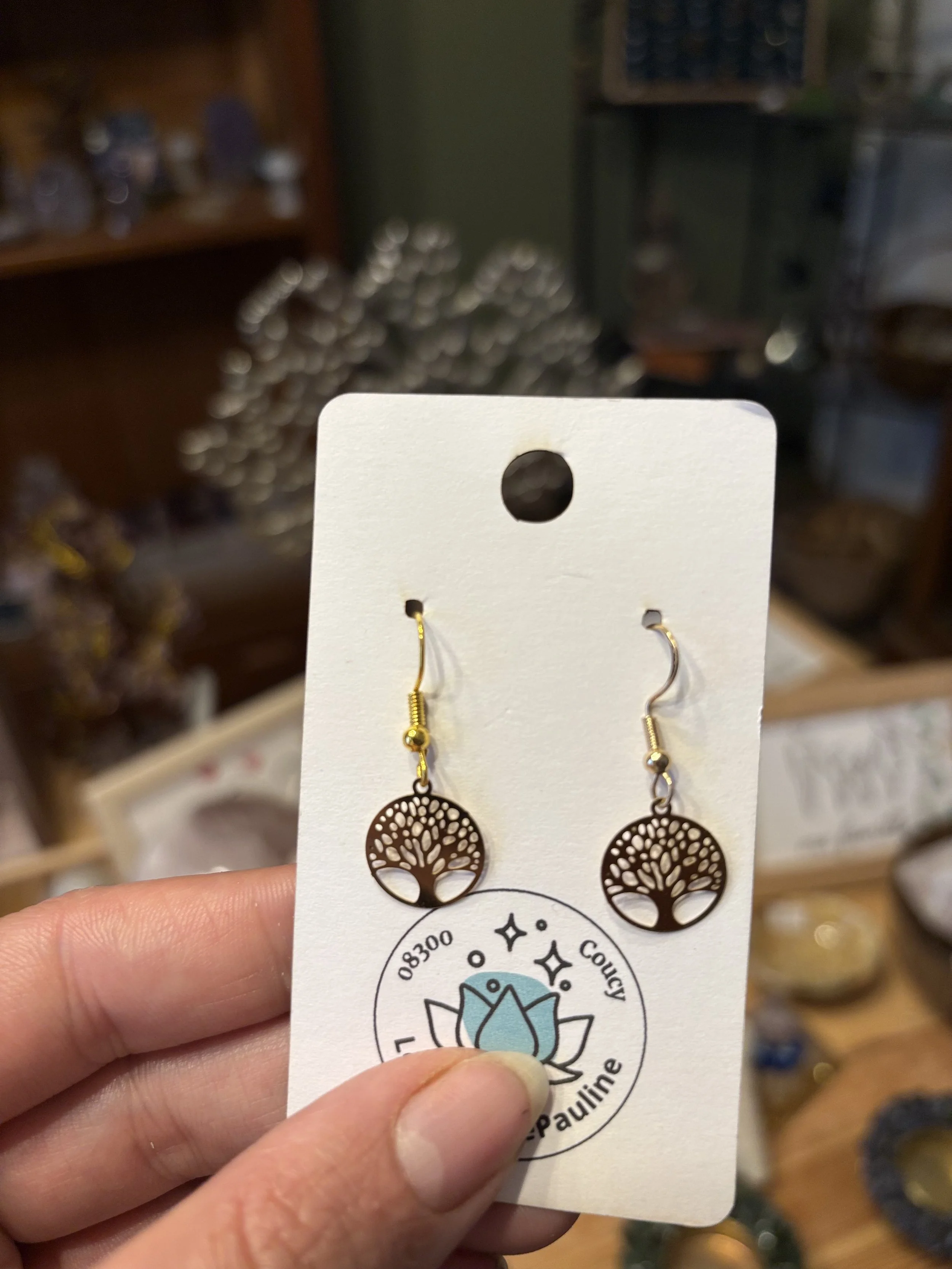 Boucles d’oreilles arbre de vie