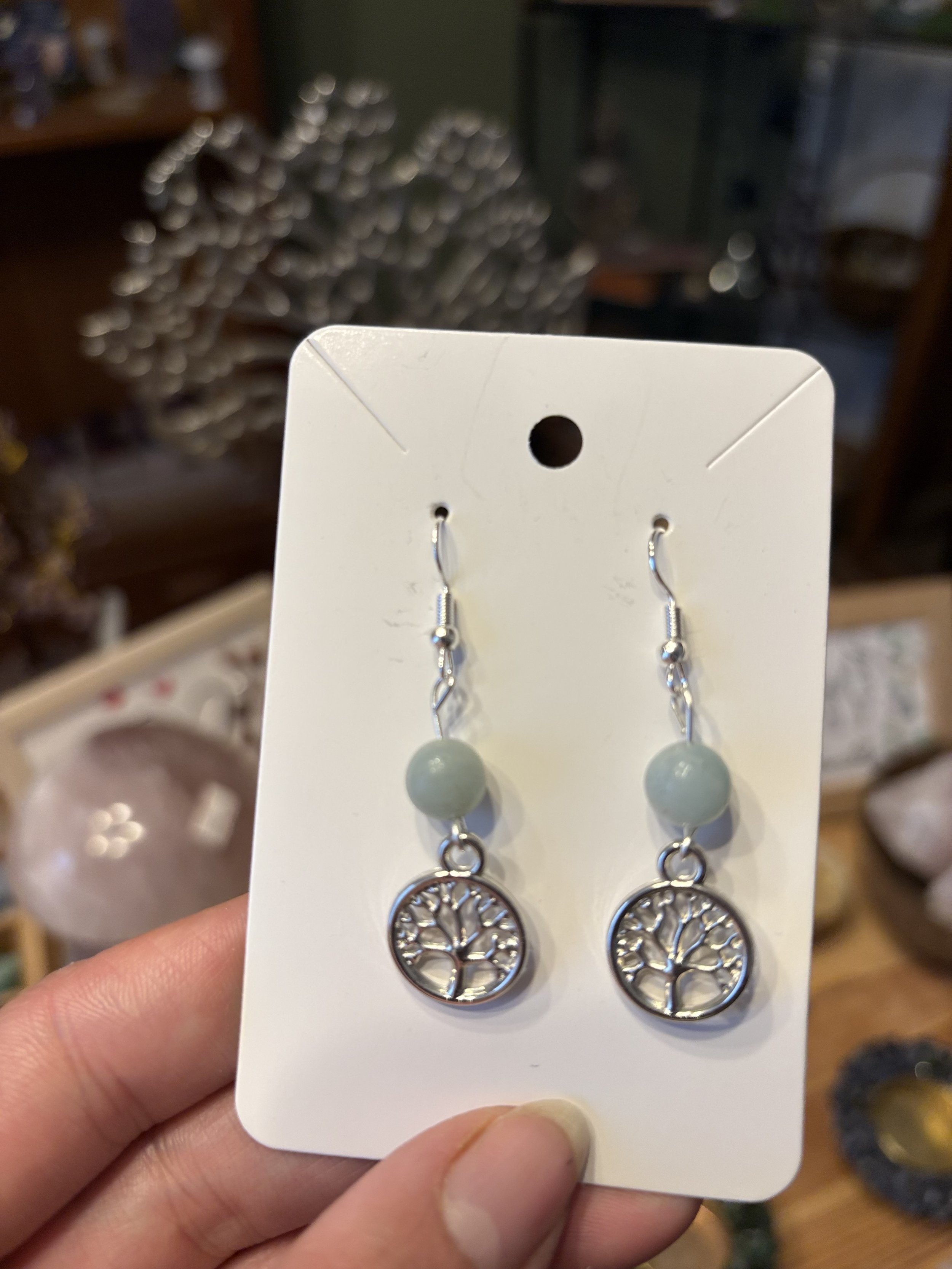 Boucles d’oreilles Aventurine
