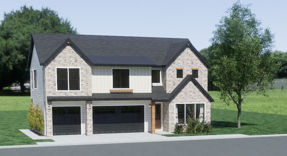 Brick Two Story — Concept 1