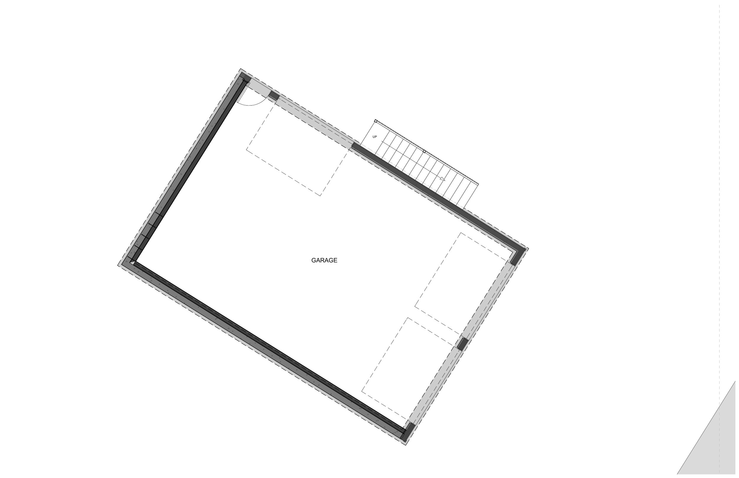Carriage House with Balcony main level floor plan