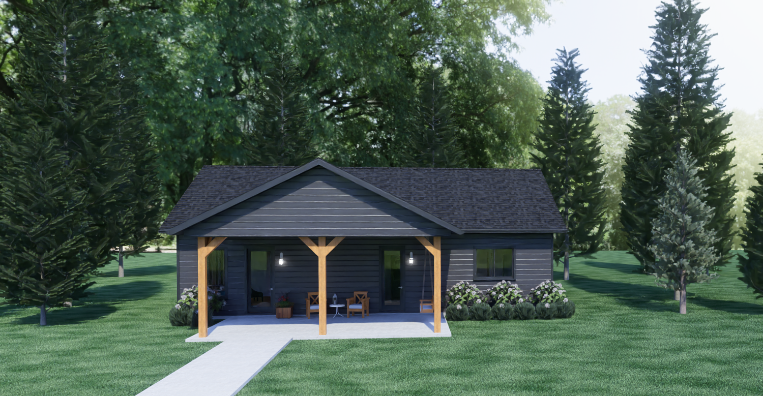 Timber Porch Cottage