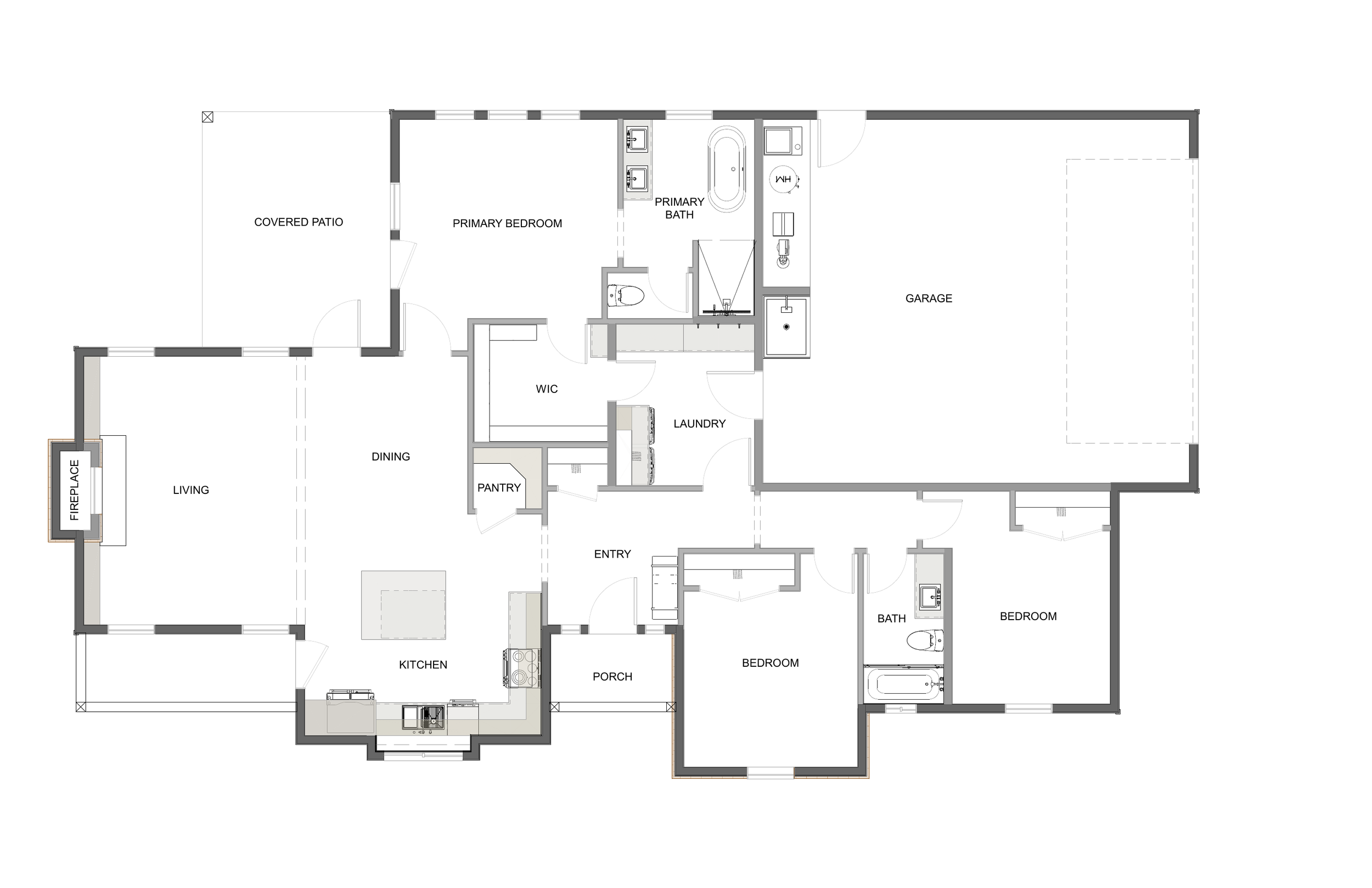 Stone Gable Ranch floor plan