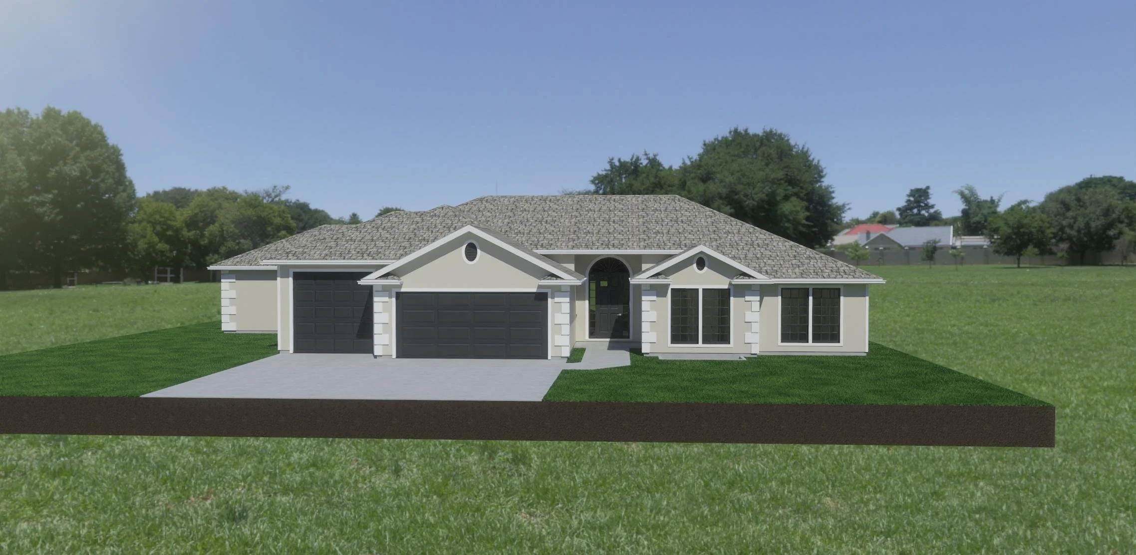 Front exterior of Boise Remodel 3, alternate design.