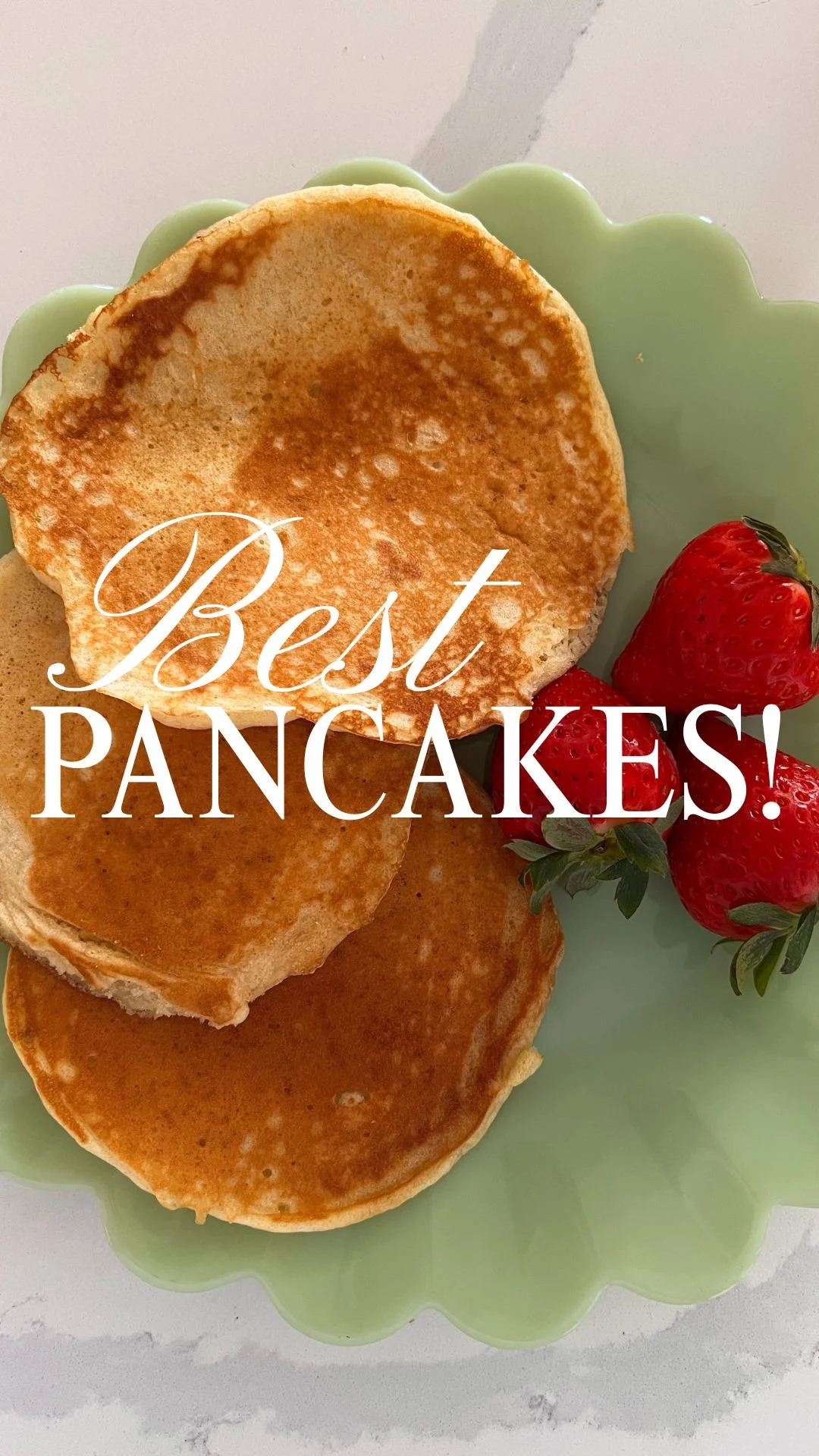 Fluffy pancakes they will love!