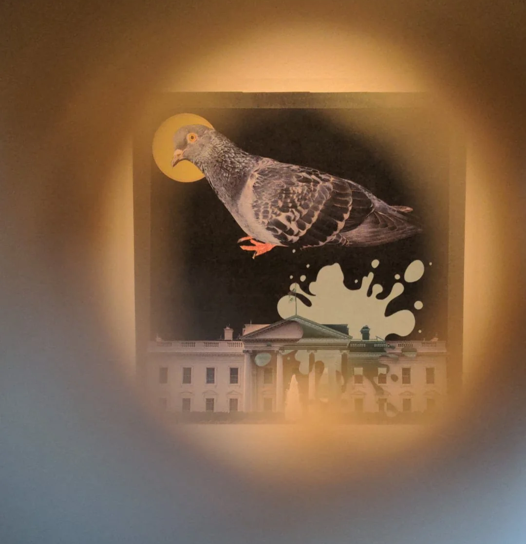 september exhibition, "President is Right About the Water Fountain" clay aldridge