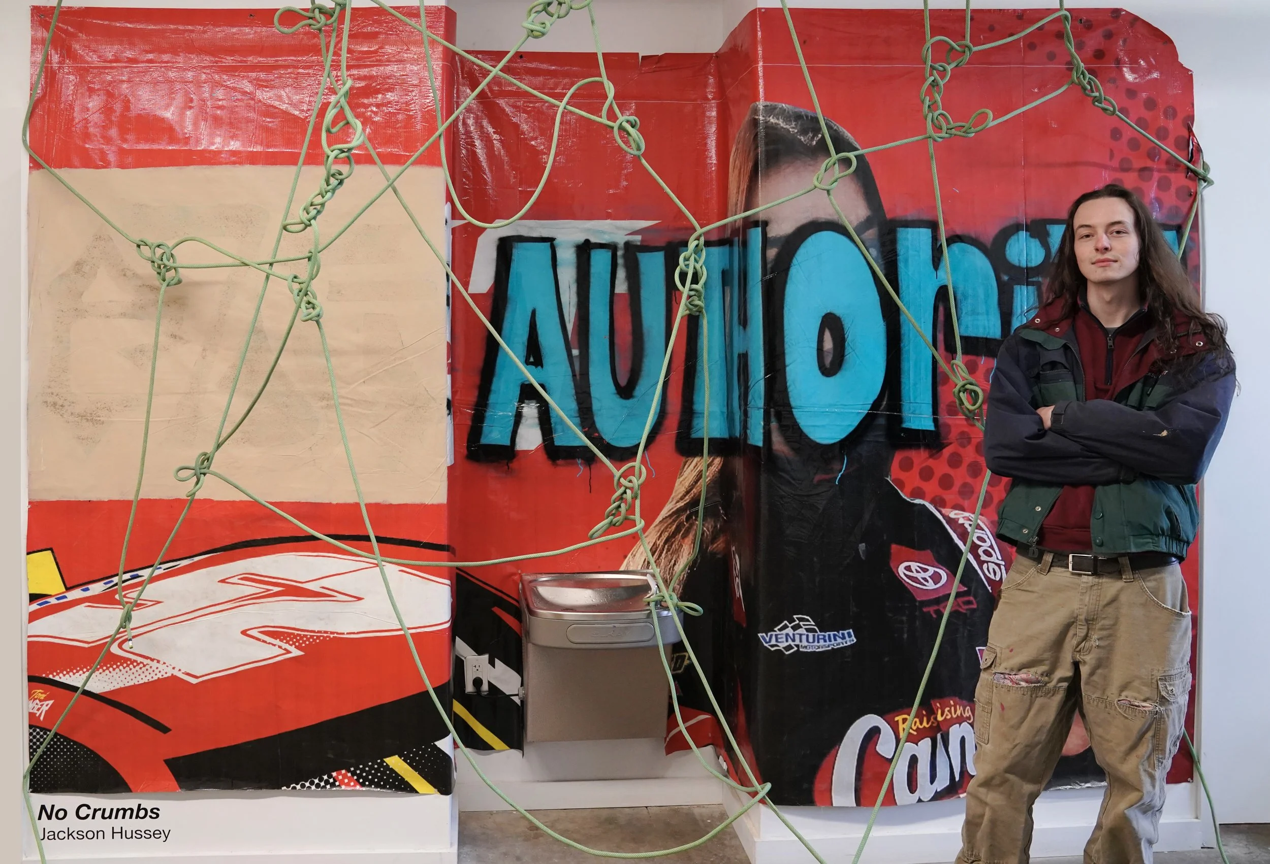 february - march exhibition "no crumbs" jackson hussey