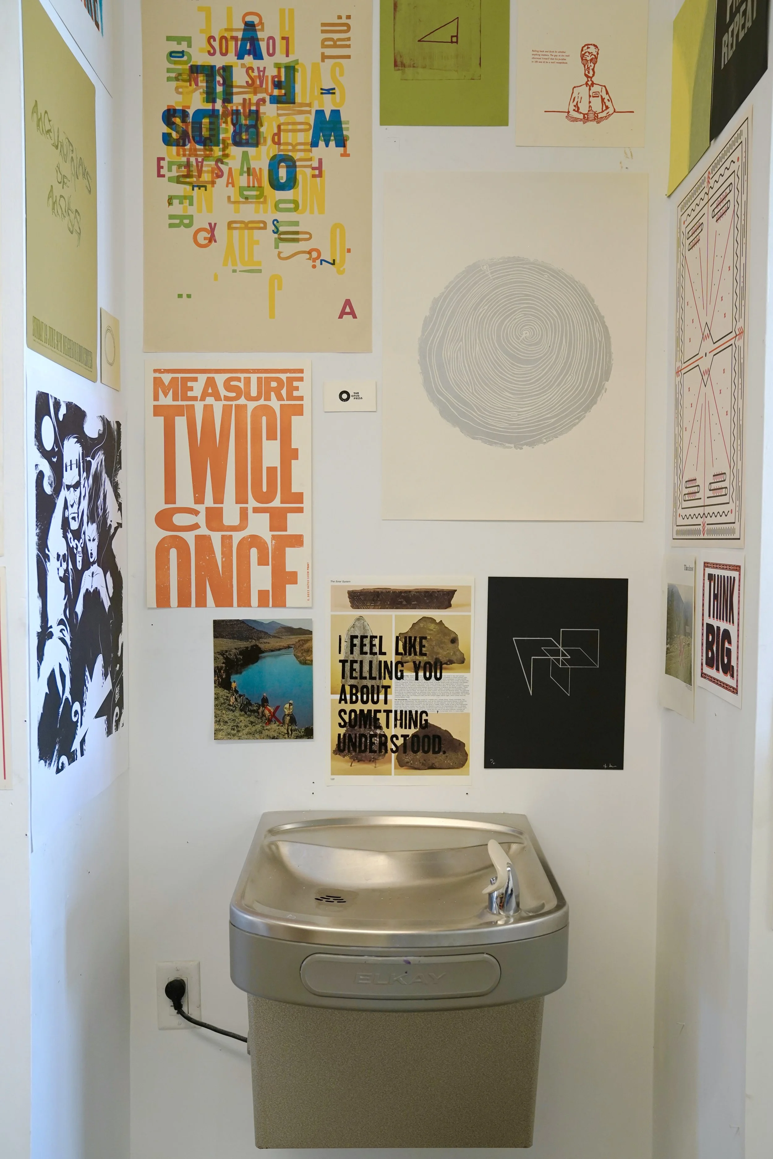 december-january exhibition "the open press x above the water fountain"