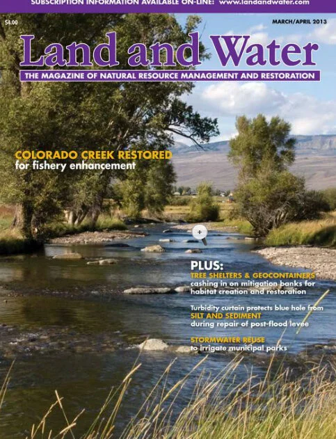 CFI Global Featured on Cover of Land and Water Magaizine