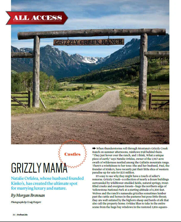 Montana Ranch for Sale Featured in Forbes Life