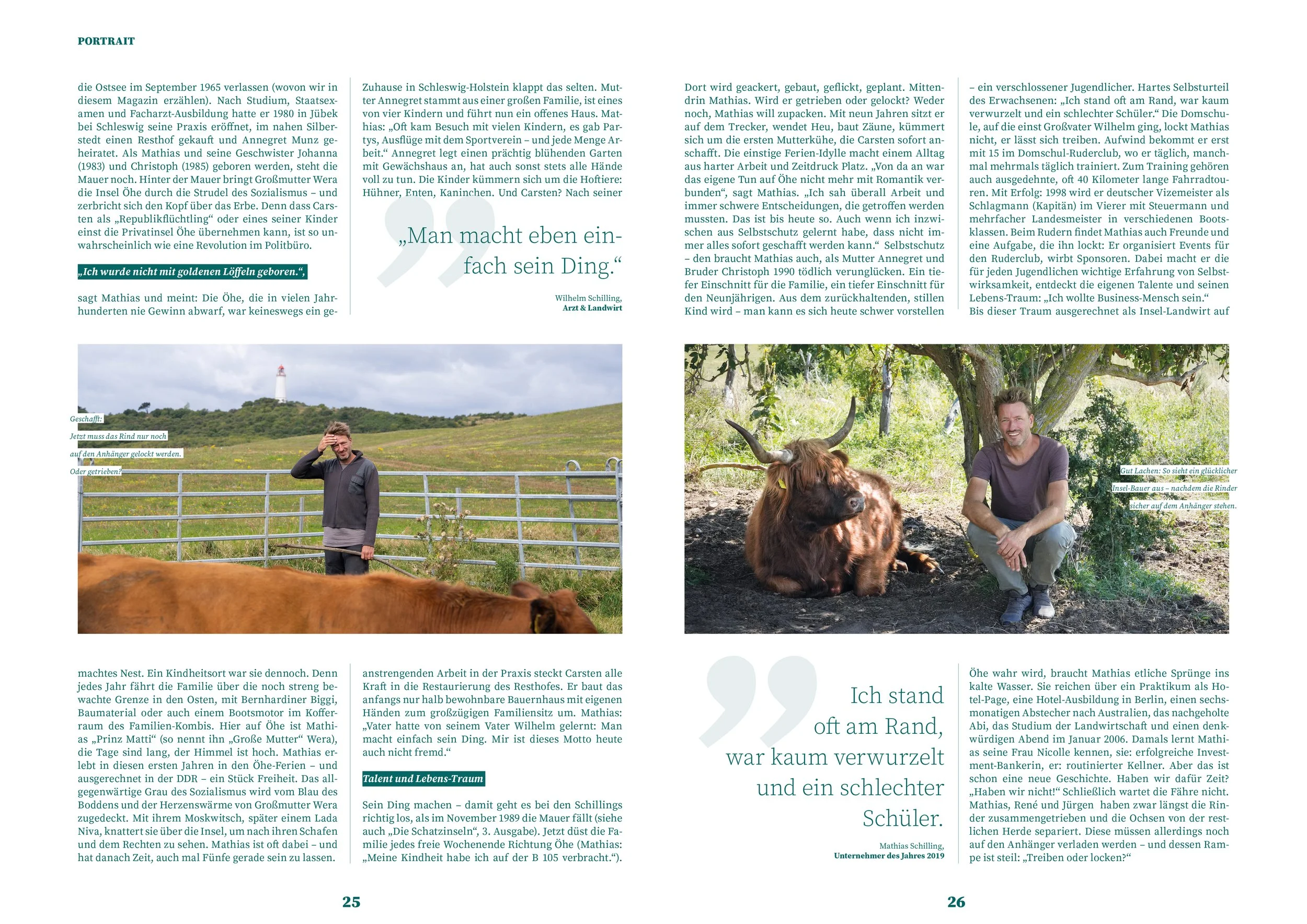 Auszug aus dem Magazin die Schatzinseln