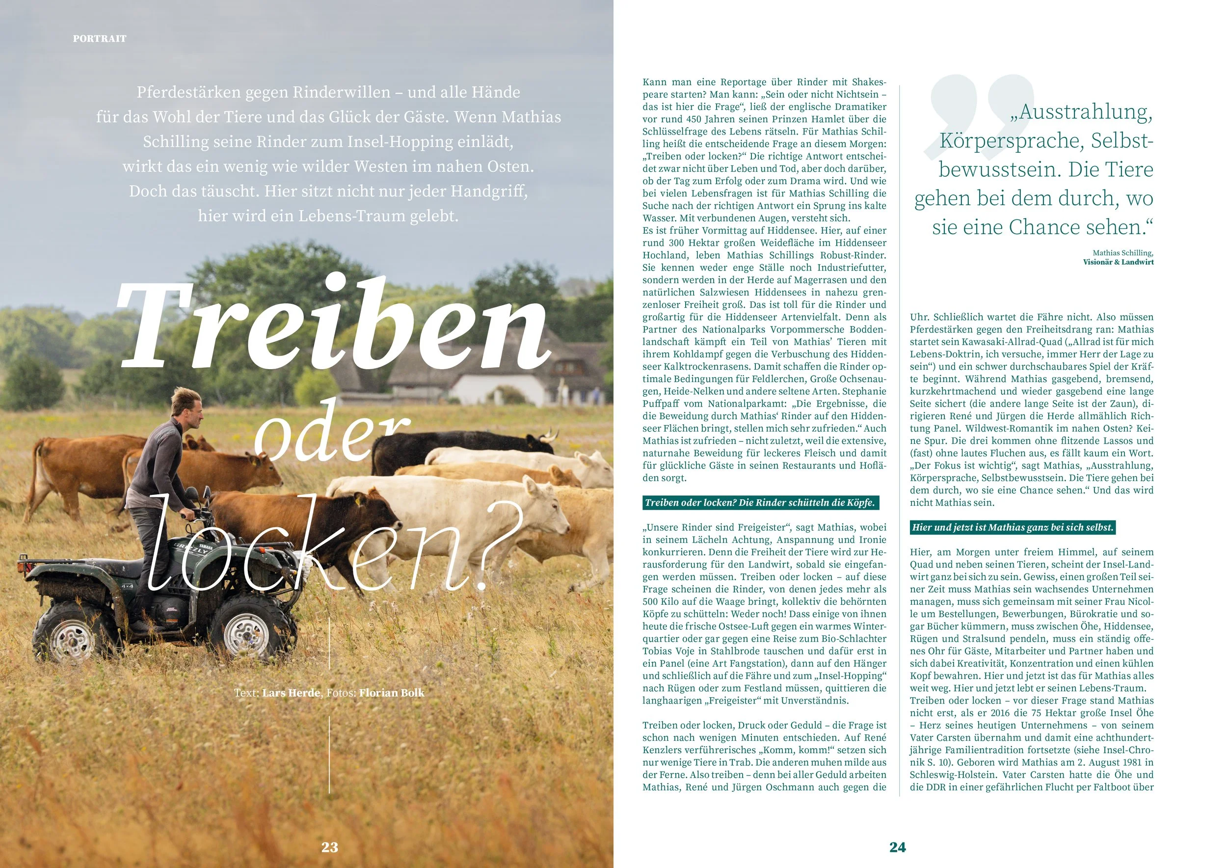 Auszug aus dem Magazin die Schatzinseln