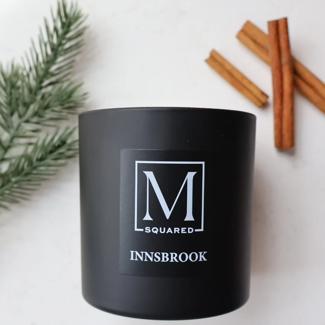 Meet Innsbrook, one of our signature Msquared candles

A scent that feels like a quiet cabin getaway 🌲 Warm spice, fresh evergreens, and soft raspberry notes. 

Perfect for gifting (or keeping for yourself 😉 ) Shop online (link in bio 🤳🏼) or inst