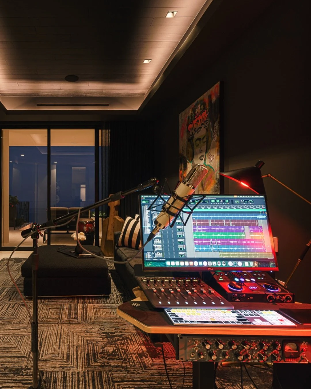 Late Night studio vibes | Cabo San Lucas edition 🎙️ 🎧 

Creating this little studio was about so much more than soundproof walls and equipment placement, it was all about designing the right space for creating in paradise.