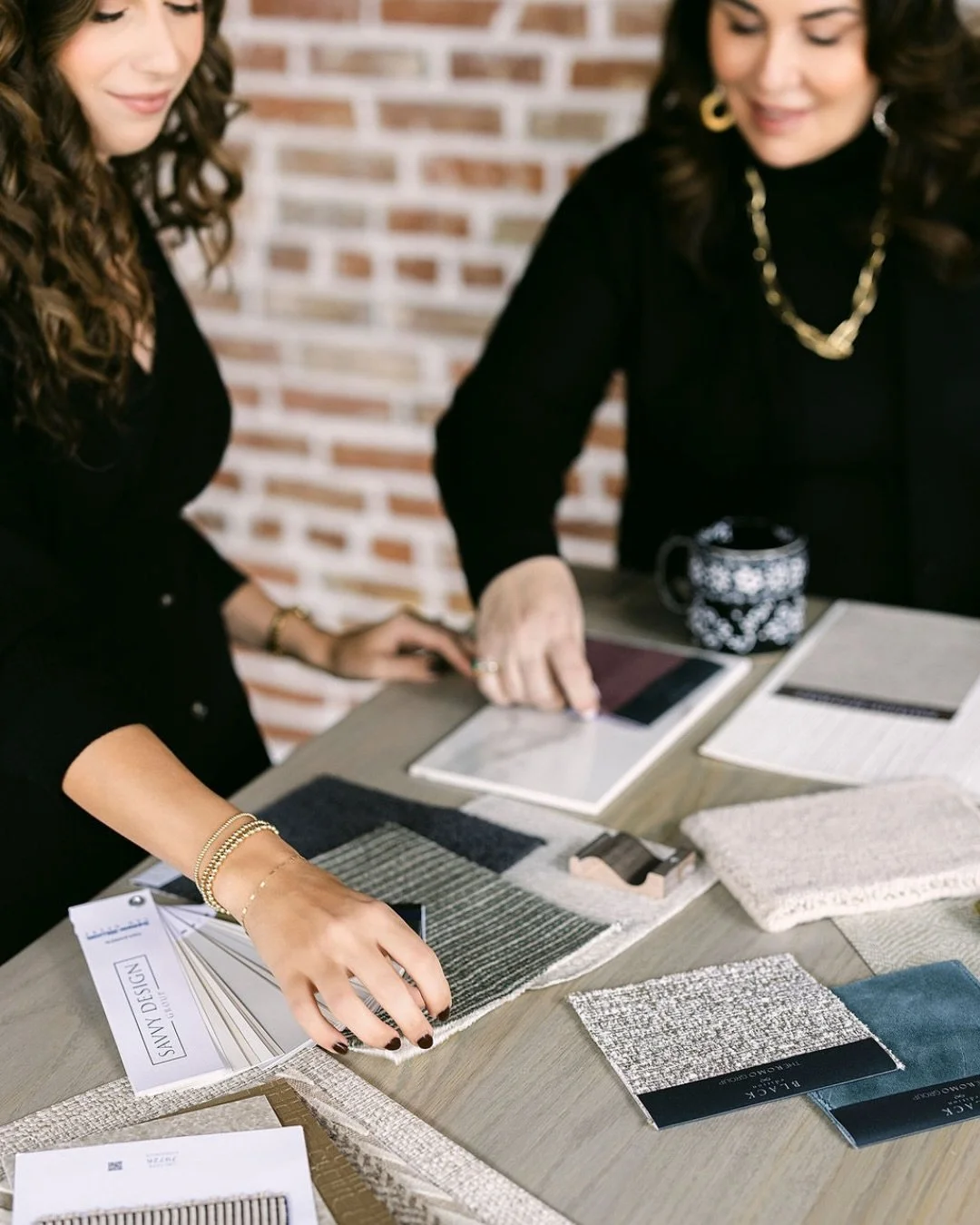 Tuesday vibes in the studio! ✨ 
Diane and Alexis are selecting the perfect elements that define our clients&rsquo; dream homes! 

Get ready for some amazing transformations!