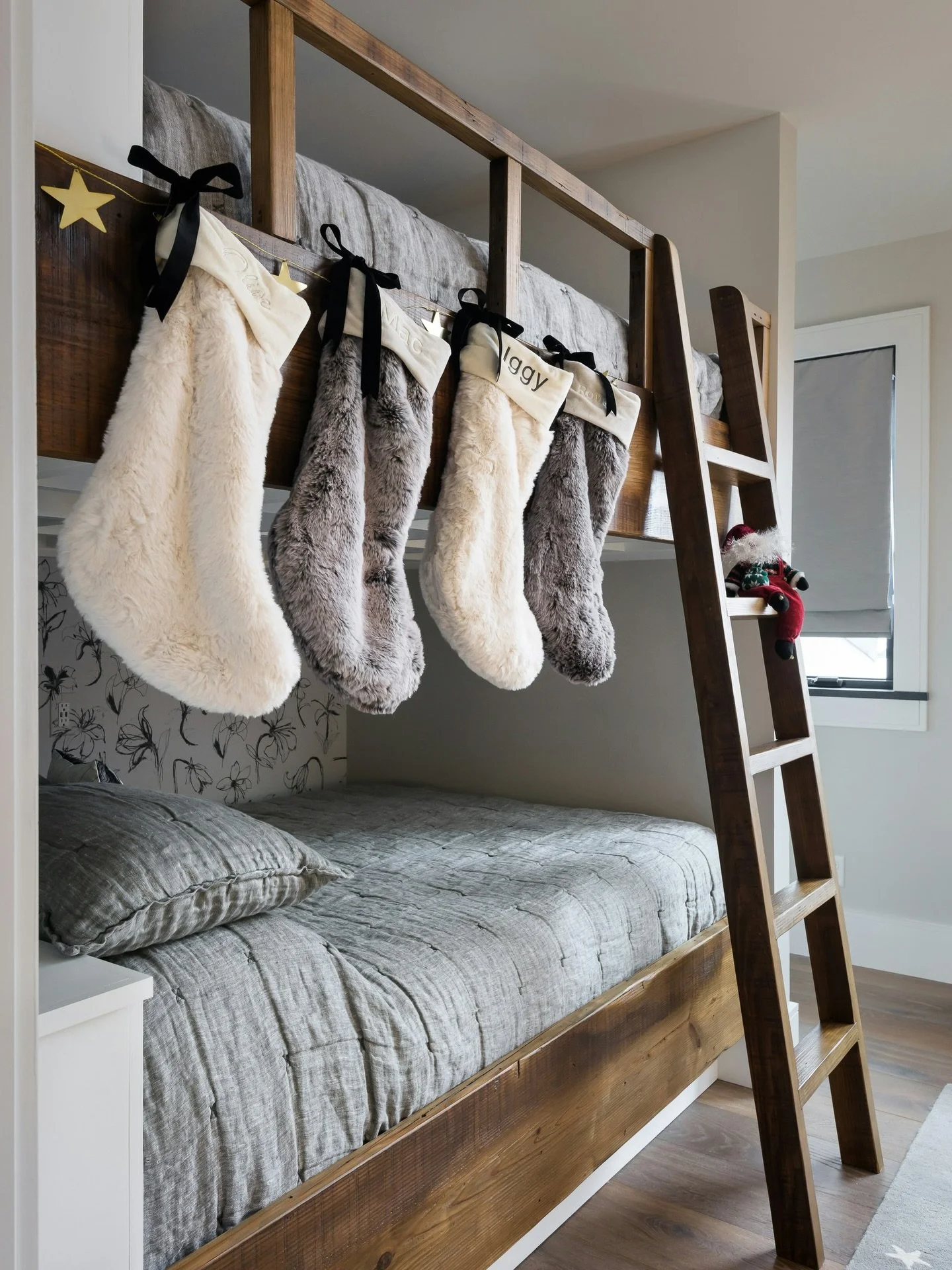 Stockings hung, bunks ready, holiday memories in the making 🤍🎄 🎅