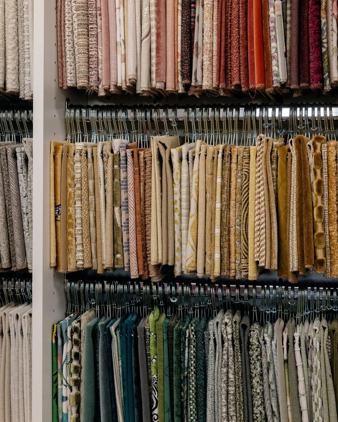 POV: Step into our happy place 🤎 

Our material library serves as our creative space, allowing us to disconnect from screens. Here, we explore stone, experiment with fabrics, and create mood boards&mdash;having everything in-house allows for major e