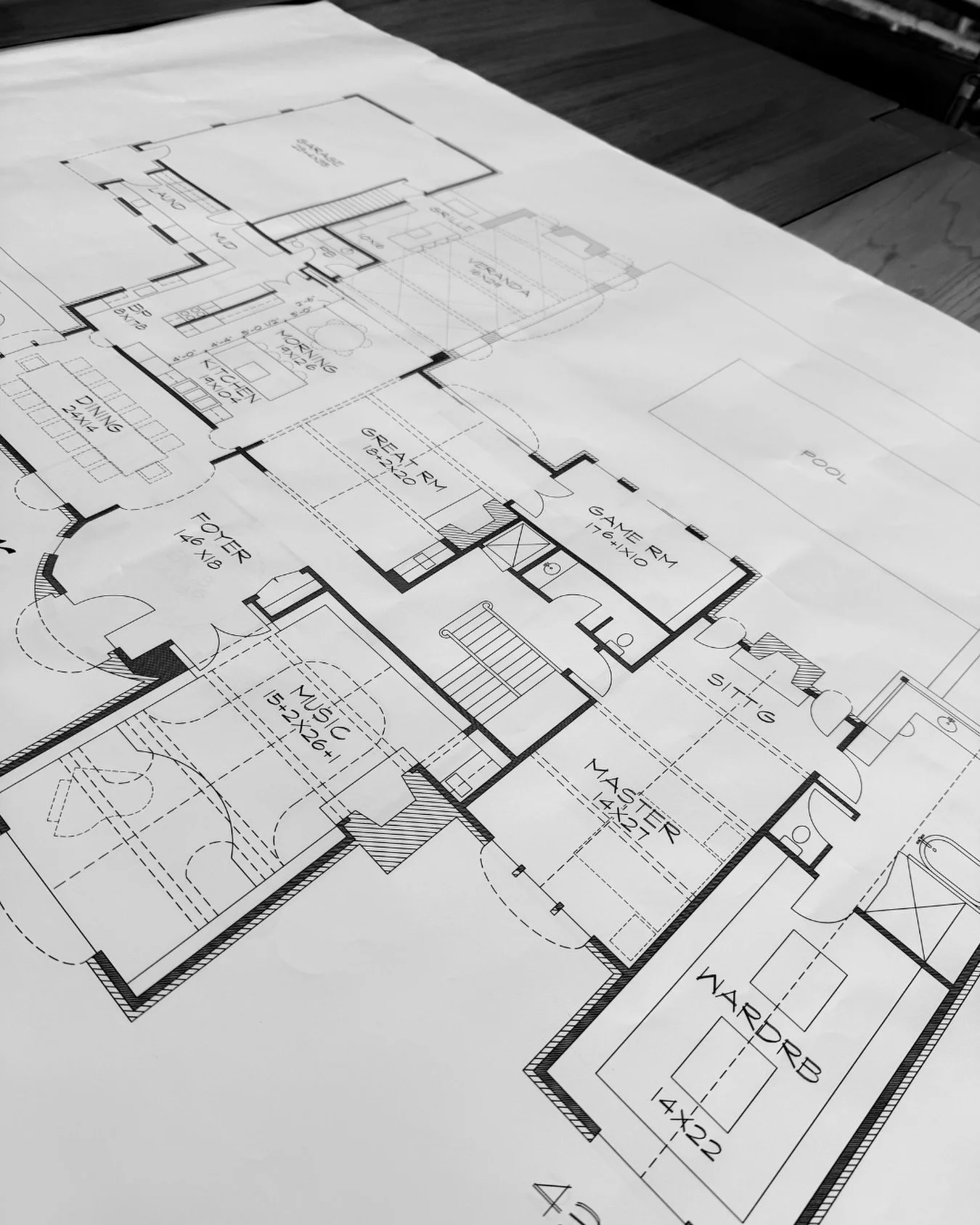 Behind the blueprint 🚧 WIP | Design Build 

A first look at what&rsquo;s to come for this South County design-build&hellip; and trust us, it&rsquo;s going to be one to watch.