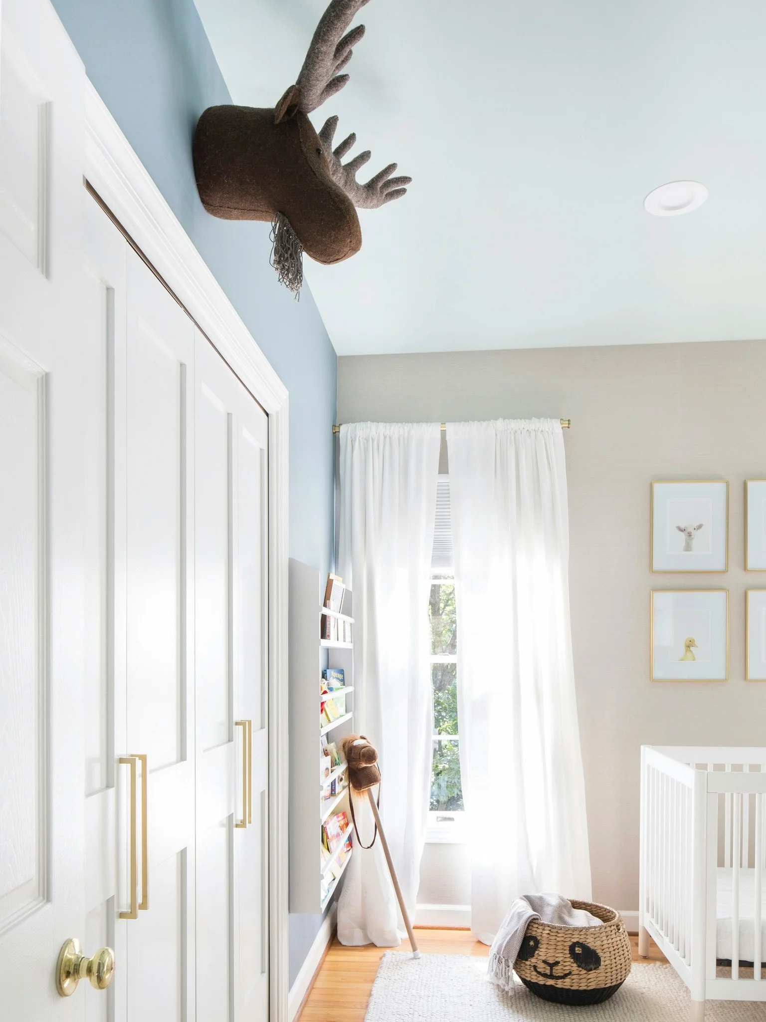 Oh how we love a nursery design 🤍
This light-filled, whimsical space features soft, calming neutrals &amp; snuggly animal friends tucked throughout.

Designed to grow with this family, it will transition seamlessly into the next phase, no need to st
