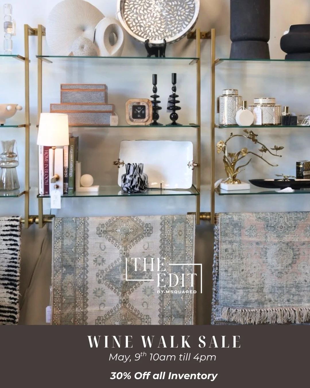 This Saturday, May 9th ✨

@editbymsquared is joining in the fun of The Hill Wine Walk, an afternoon made for strolling, sipping, and discovering something special along the way. To celebrate, enjoy 30% off all in-store inventory on Saturday. Our sale