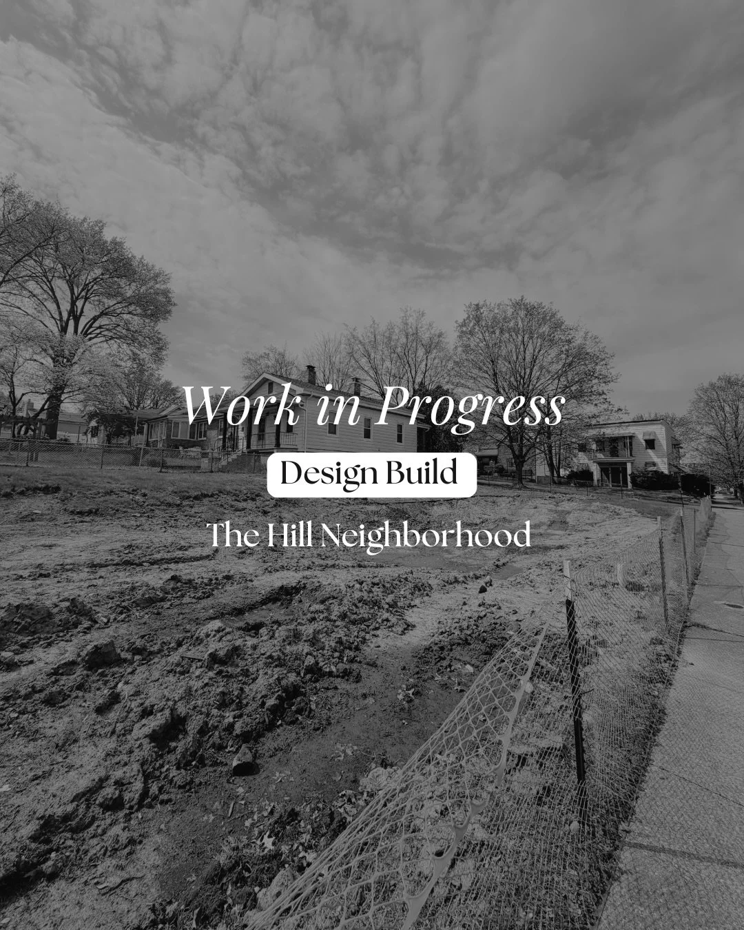 WIP | Design Build | The Hill &mdash; a clean slate and the start of something really special. We can&rsquo;t wait to bring this one to life. 🏗️✨