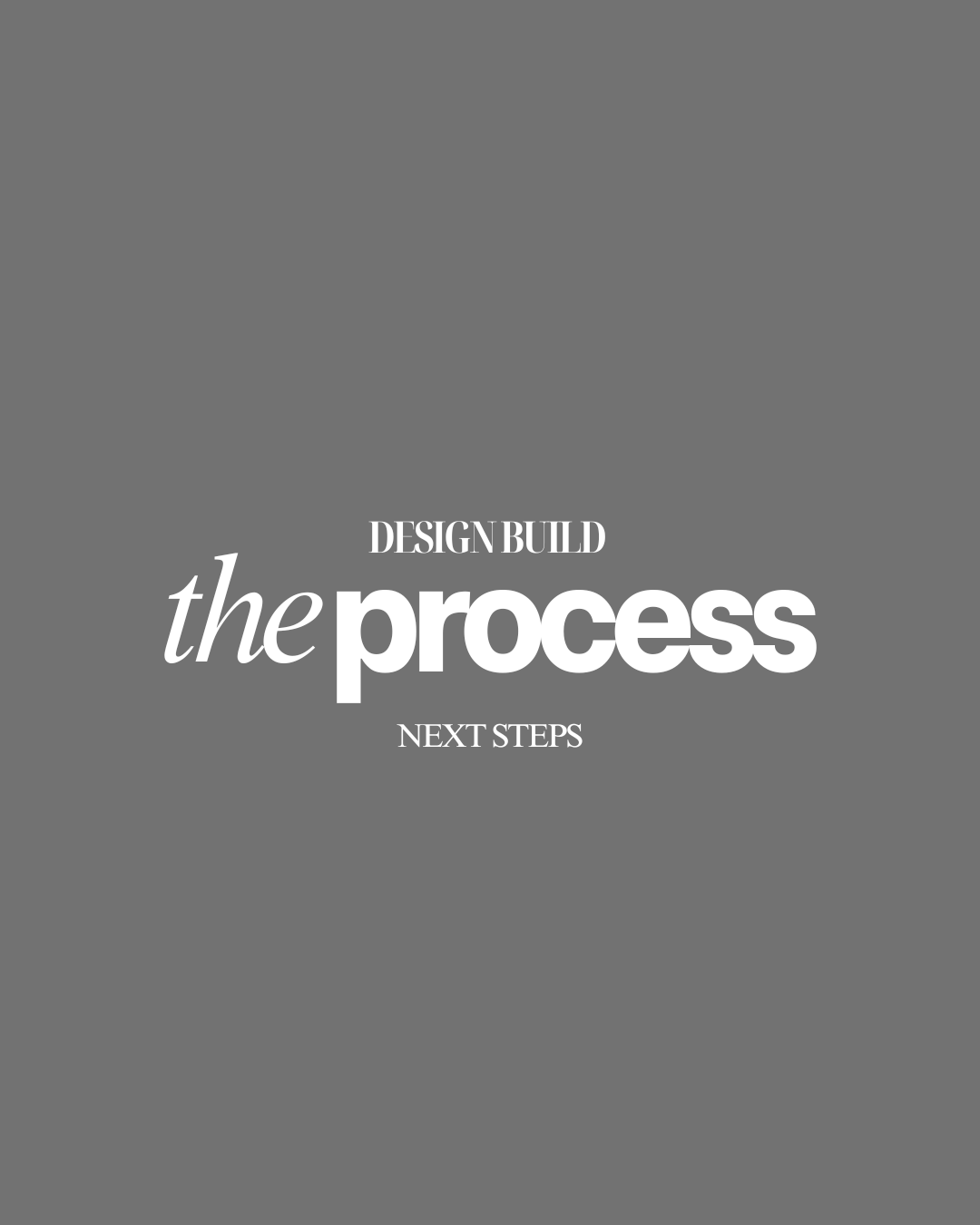 Design Build: Next Steps 