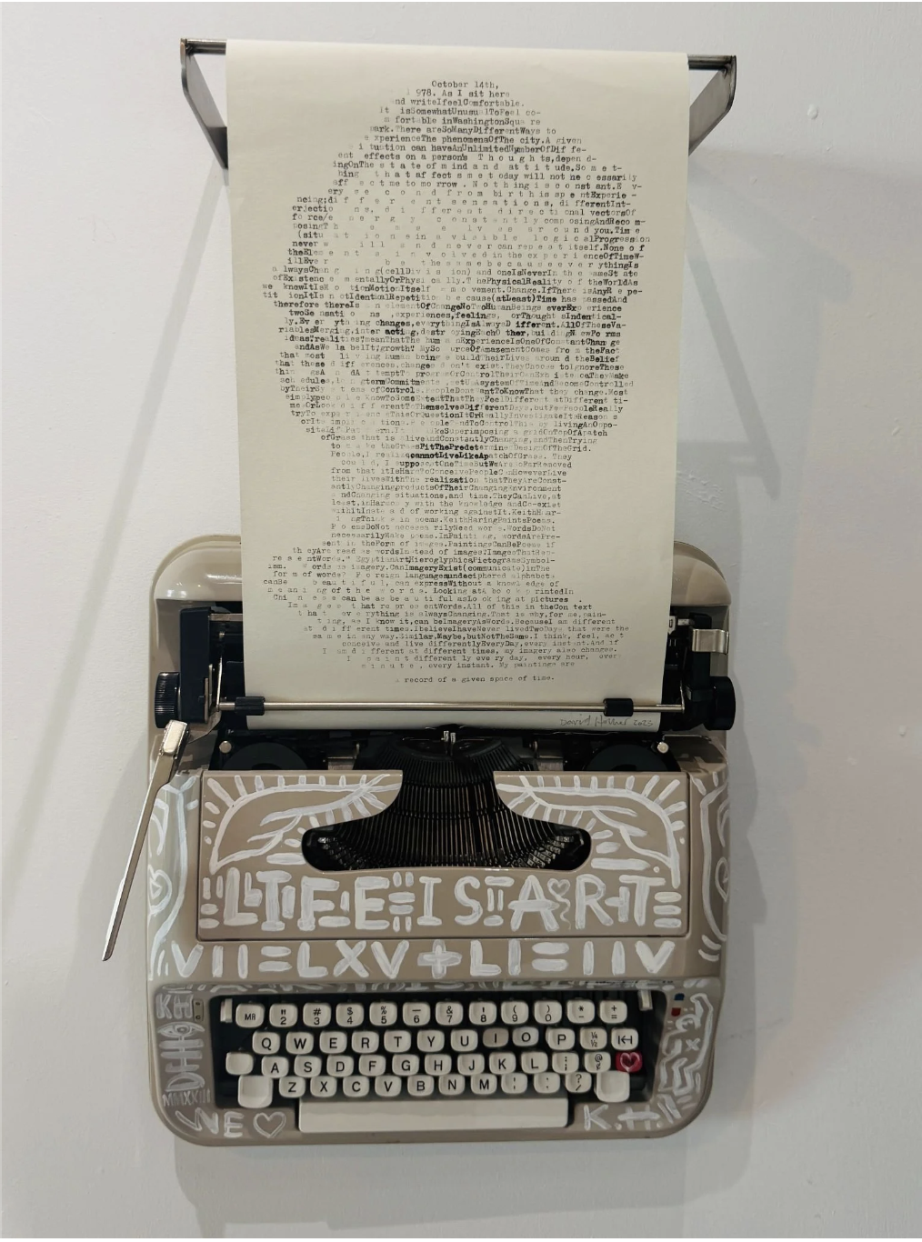 KEITH HARING (text from Keith Haring Journals)