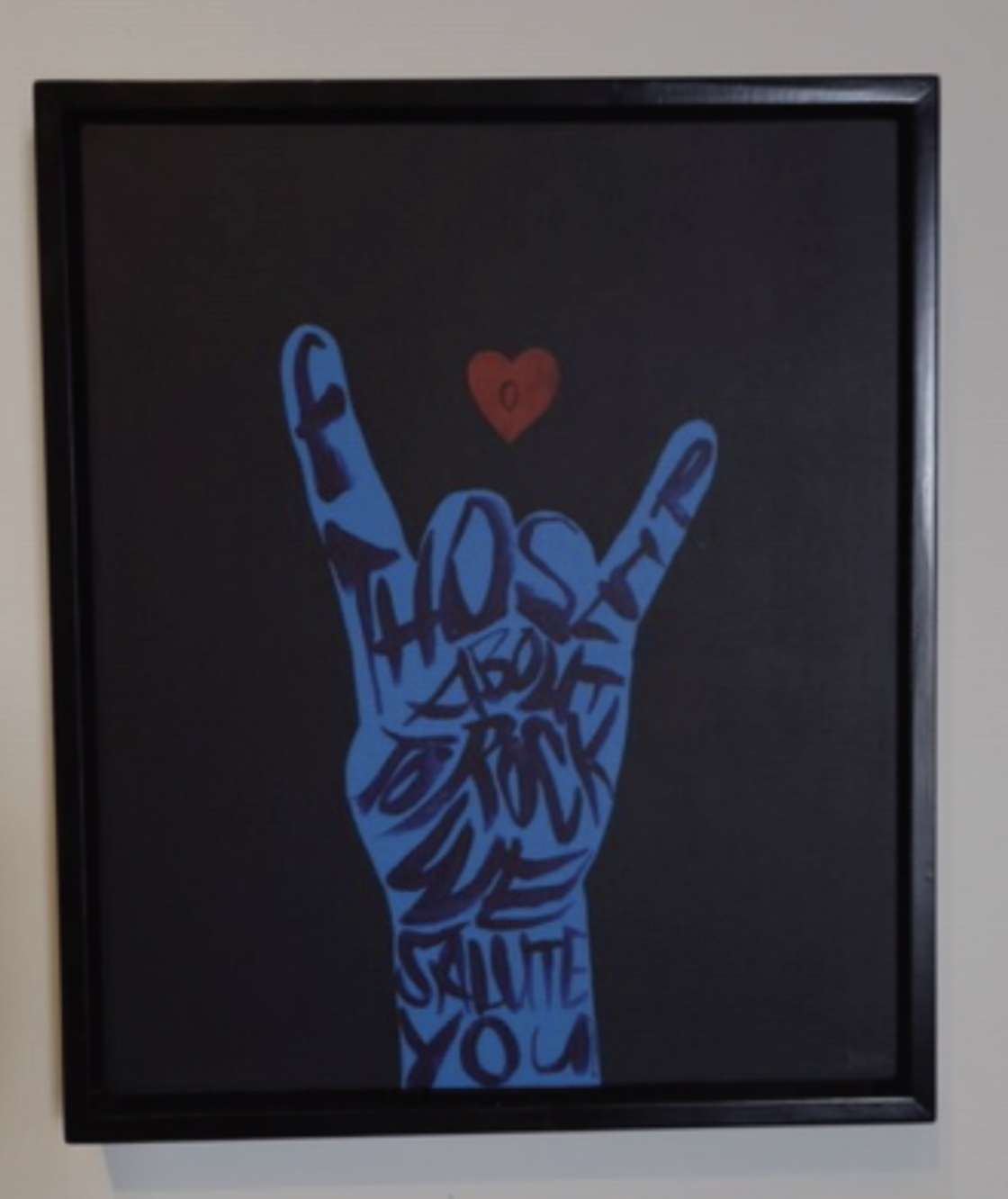 FOR THOSE ABOUT ROCK (WE SALUTE YOU) (Text: For Those About to Rock by AC/DC)