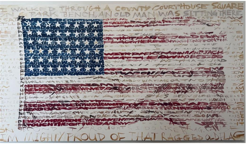 RAGGED OIL FLAG by Johnny Cash