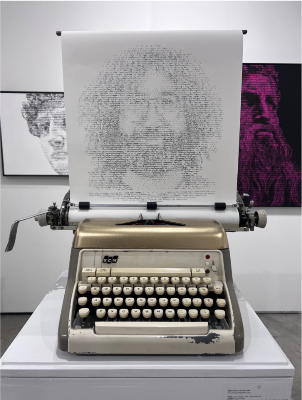 JERRY GARCIA (Text: ‘Dark Star’ by The Grateful Dead x17)