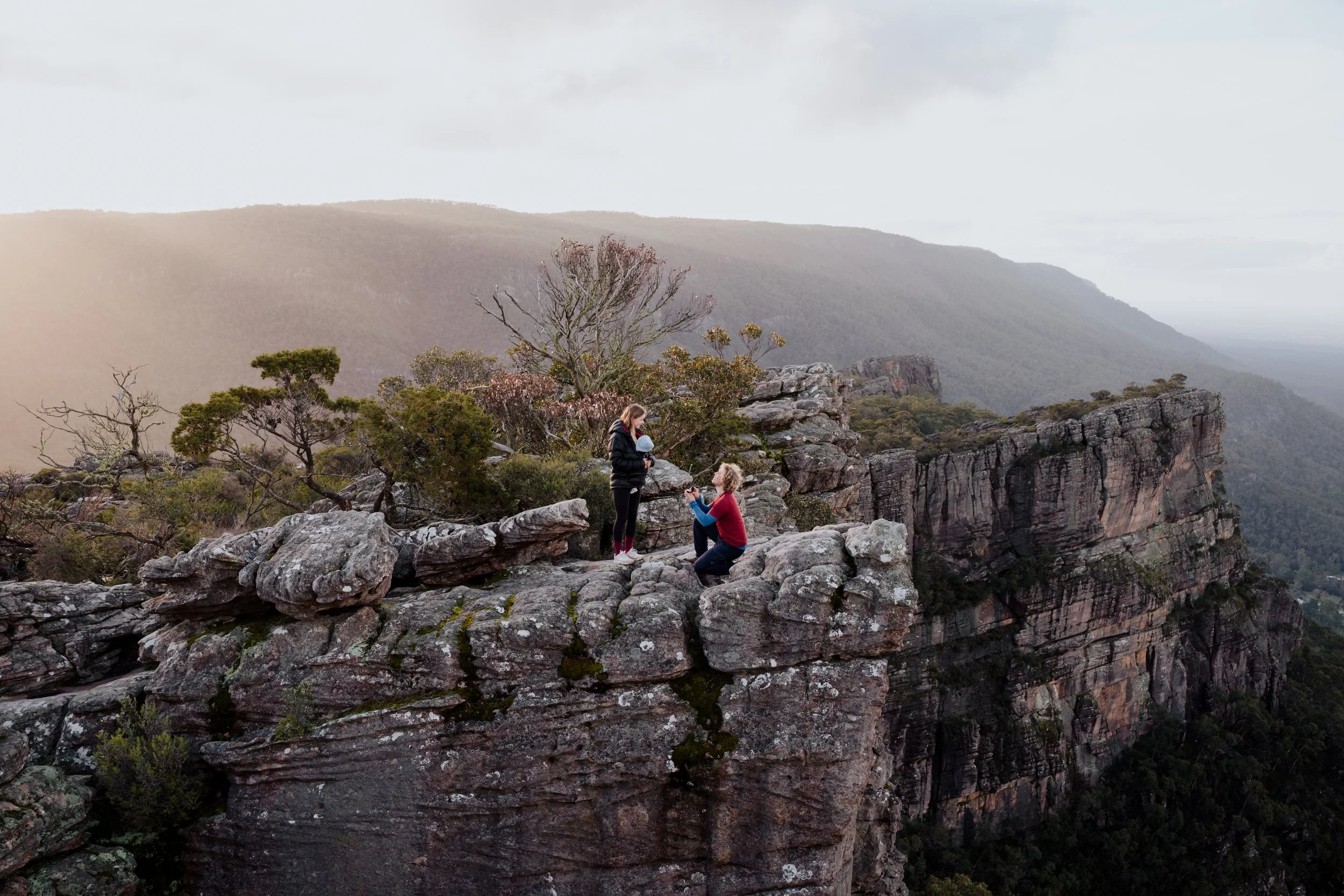 Sarah &amp; Caleb - Grampians Hike Proposal