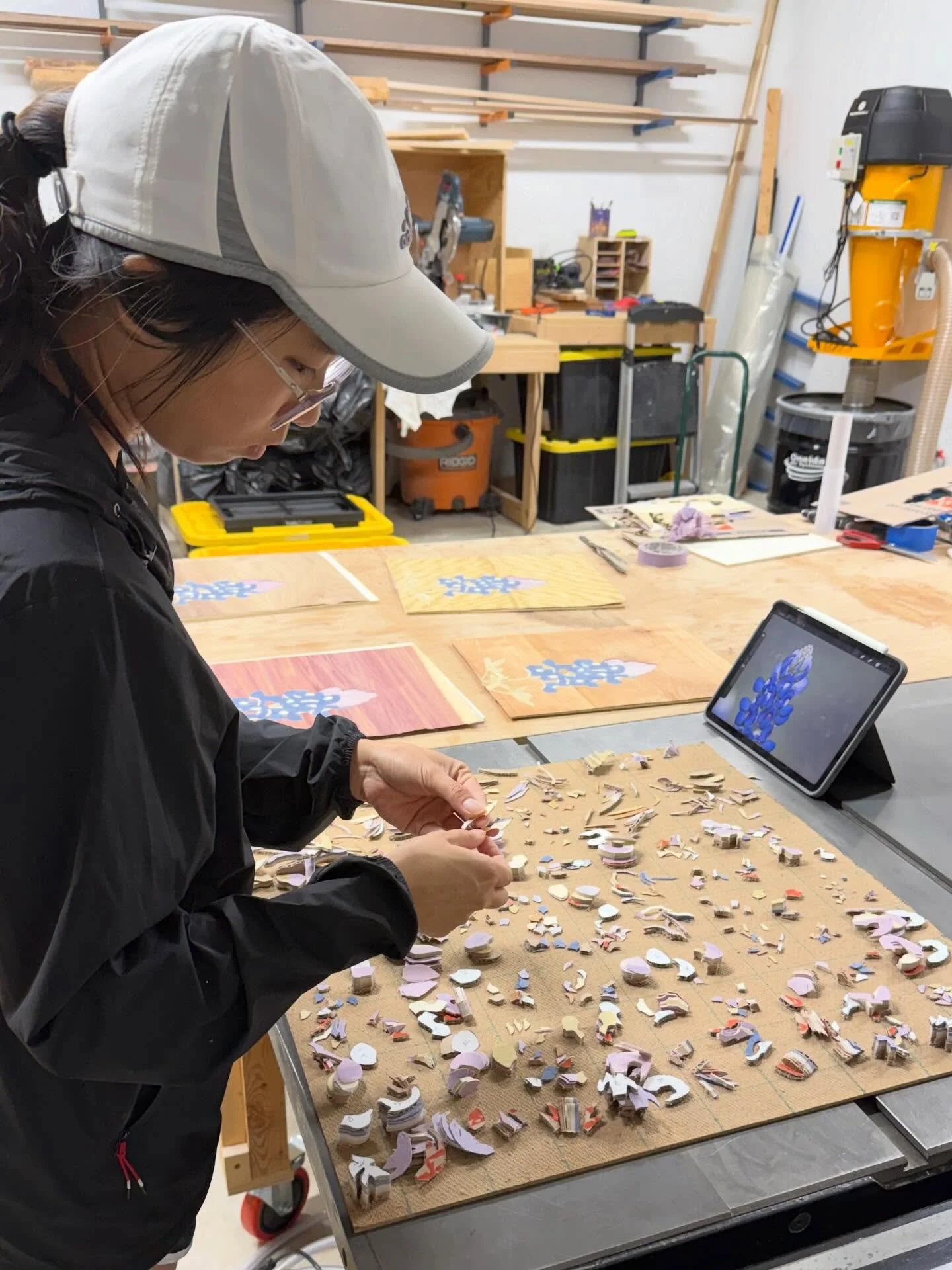 Making some new bluebonnets for my upcoming show @thedallasarboretum 4/25-4/26