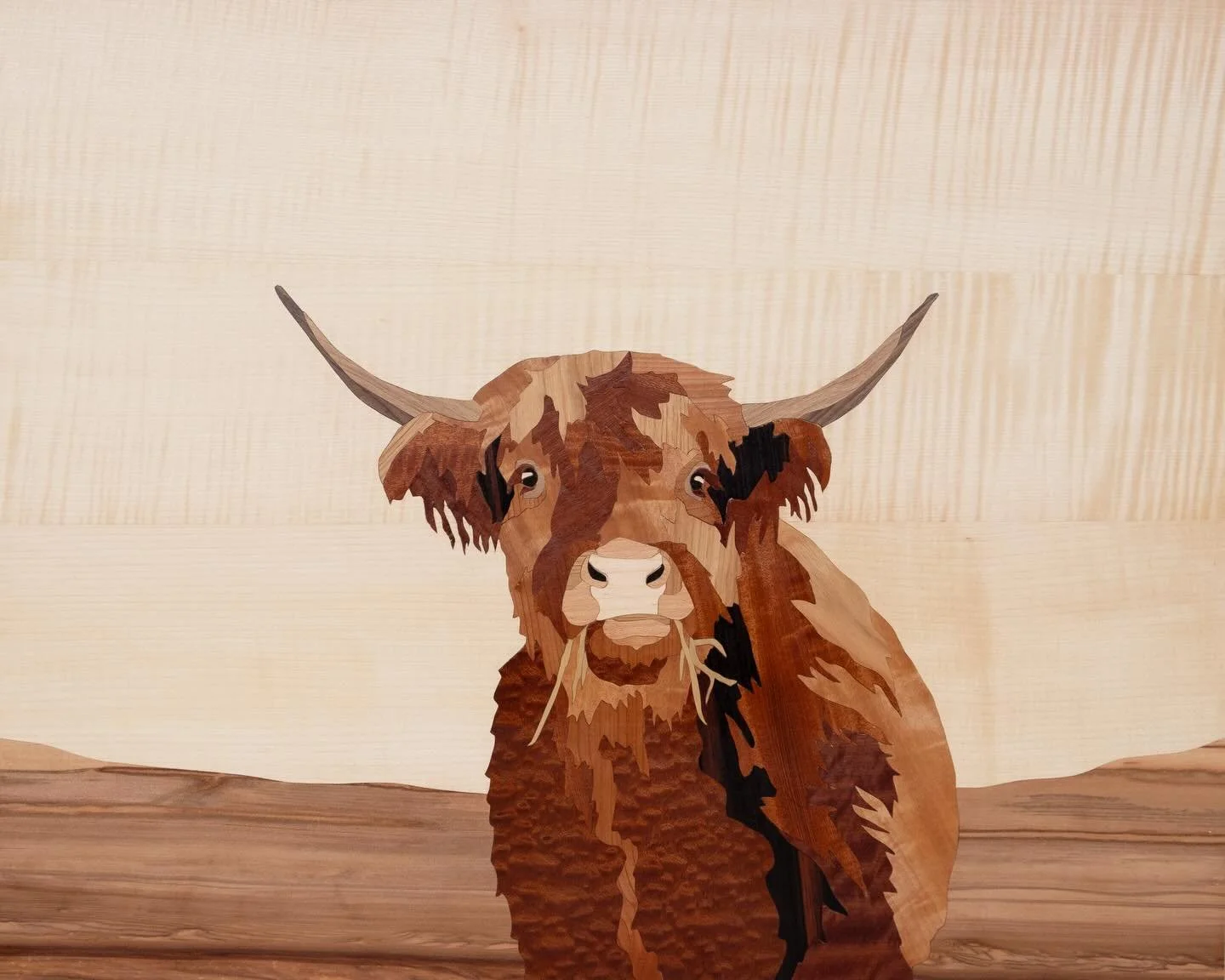 &ldquo;Caught Grazing&rdquo; is one of my newest artworks, capturing a playful, whimsical moment with a highland cow. As I continue exploring emotion in my work, I wanted this piece to feel fun, light, and a little carefree!
.
Come see it in person @